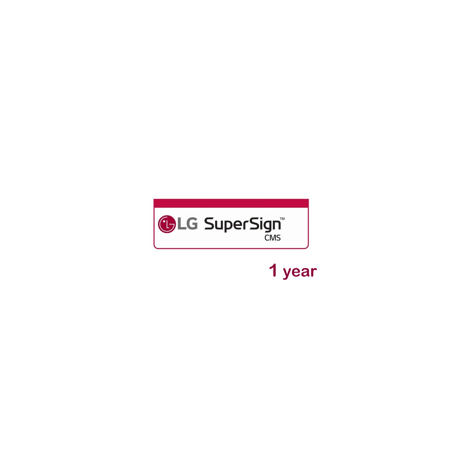 Software pentru signage LG webOS SuperSign CMS, 1 an, SSO-1SLS