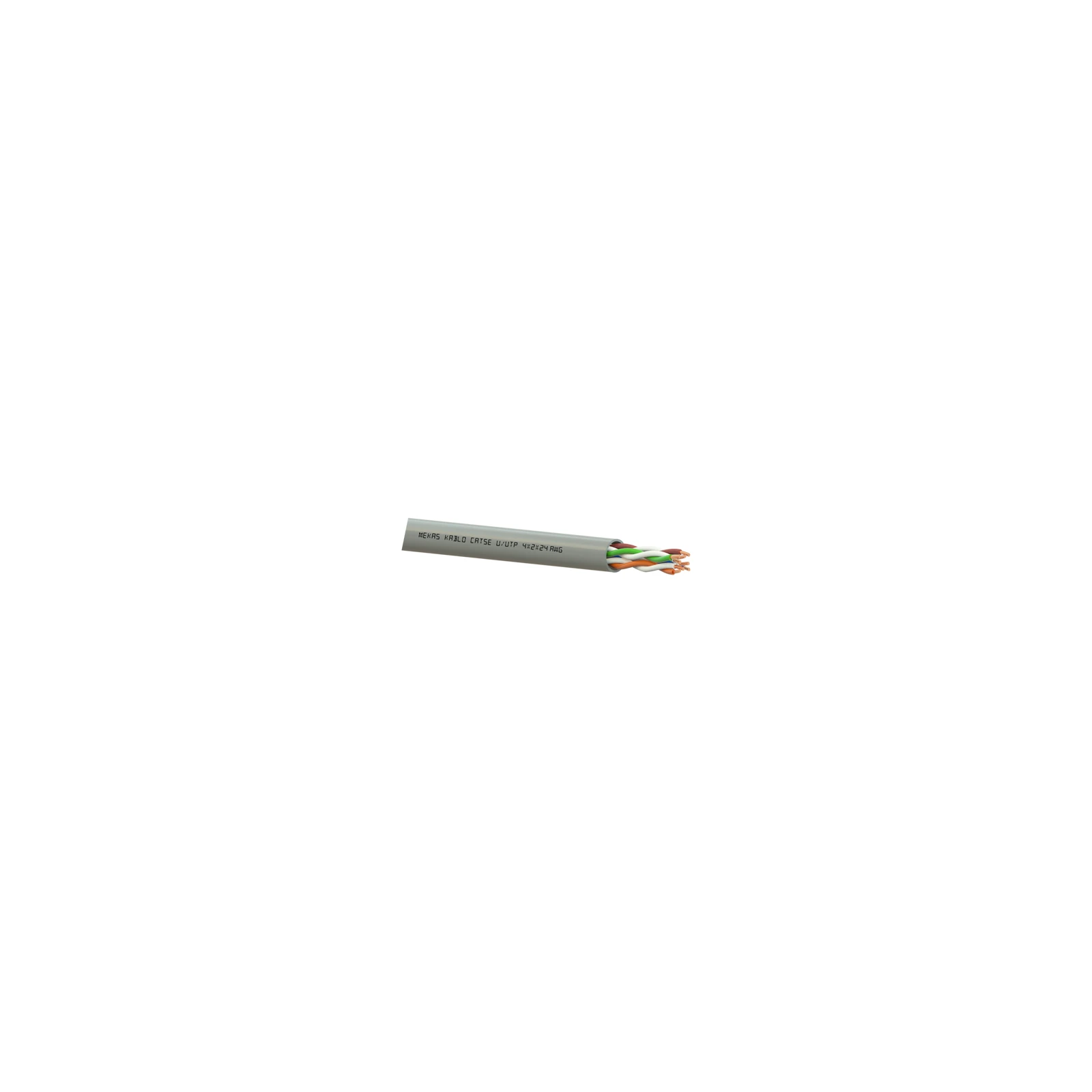 Cablu U/UTP, cat 5e, 4x2x24 AWG, Cupru, 305m - Mekas Kablo MEK90-4x2x24-5U