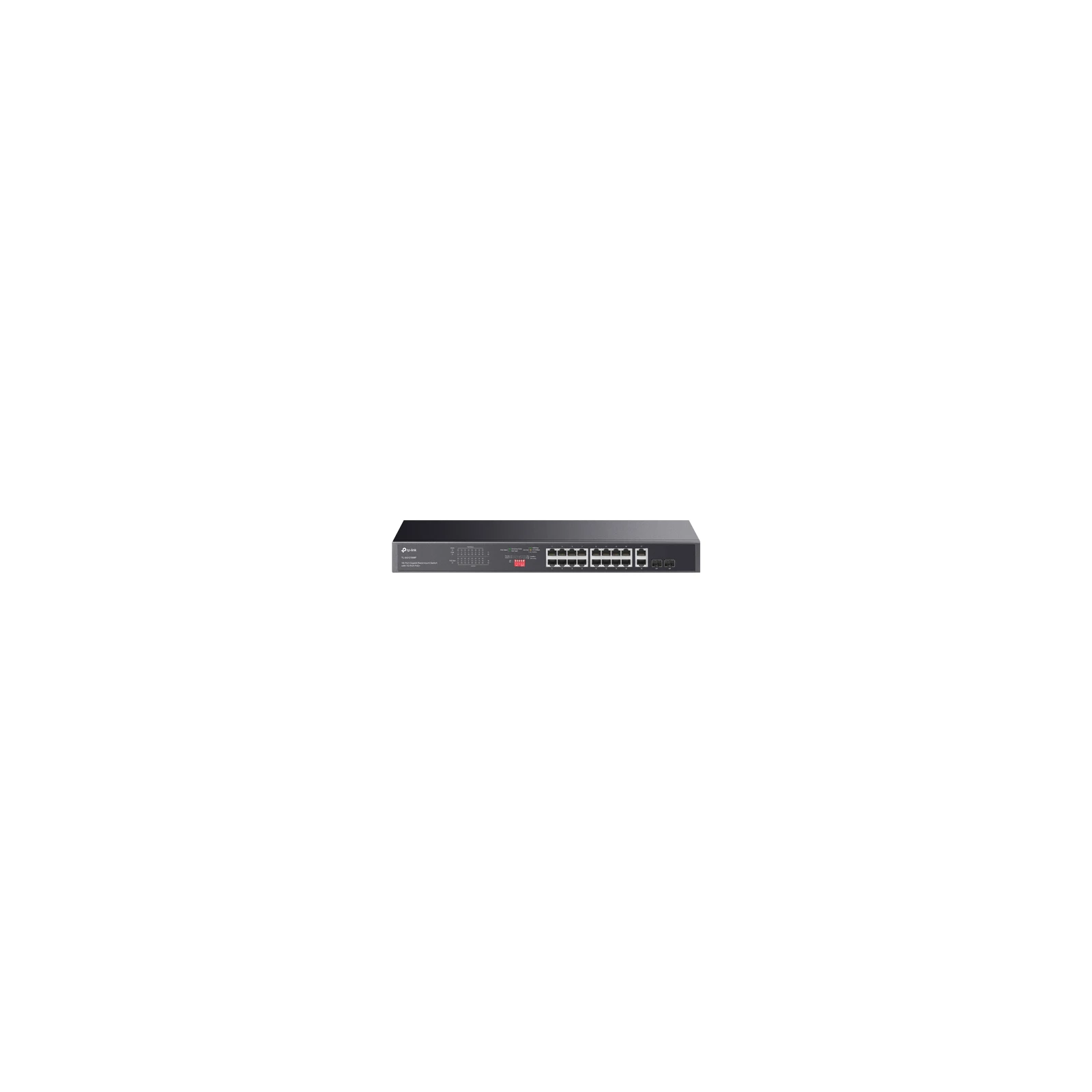 Switch 16 x RJ45 1G PoE, 2 x RJ45 1G, 2 x combo SFP + RJ45 1G, Unmanaged - TP-Link TL-SG1218MP