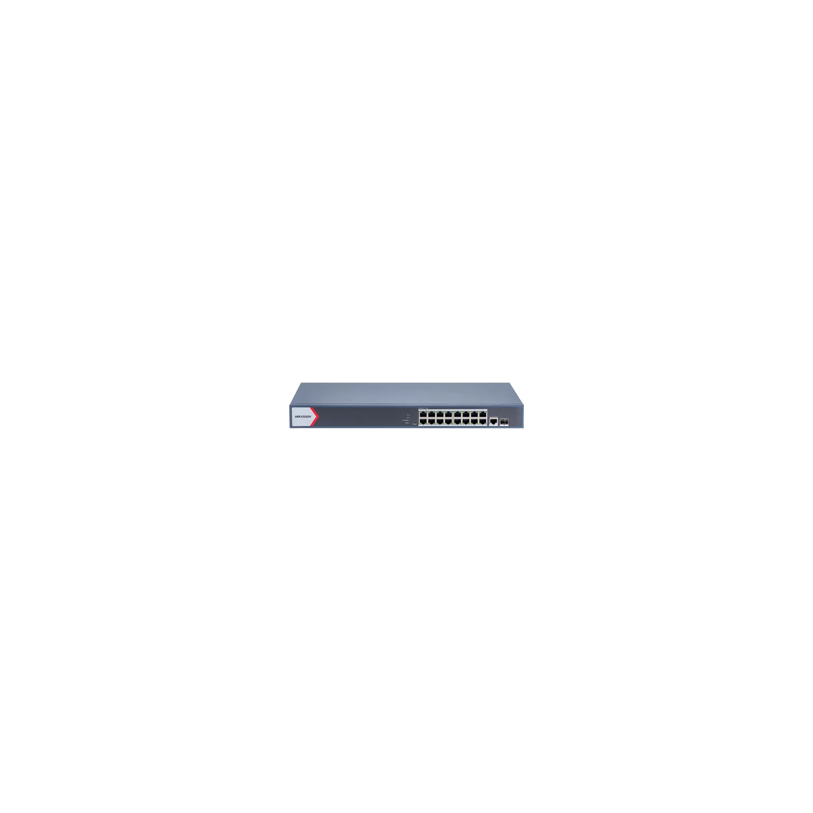 Switch 16 porturi PoE Gigabit, 1 porturi RJ45 Gigabit, 1 port SFP Gigabit, Smart Management - HIKVISION DS-3E1518P-EI-M