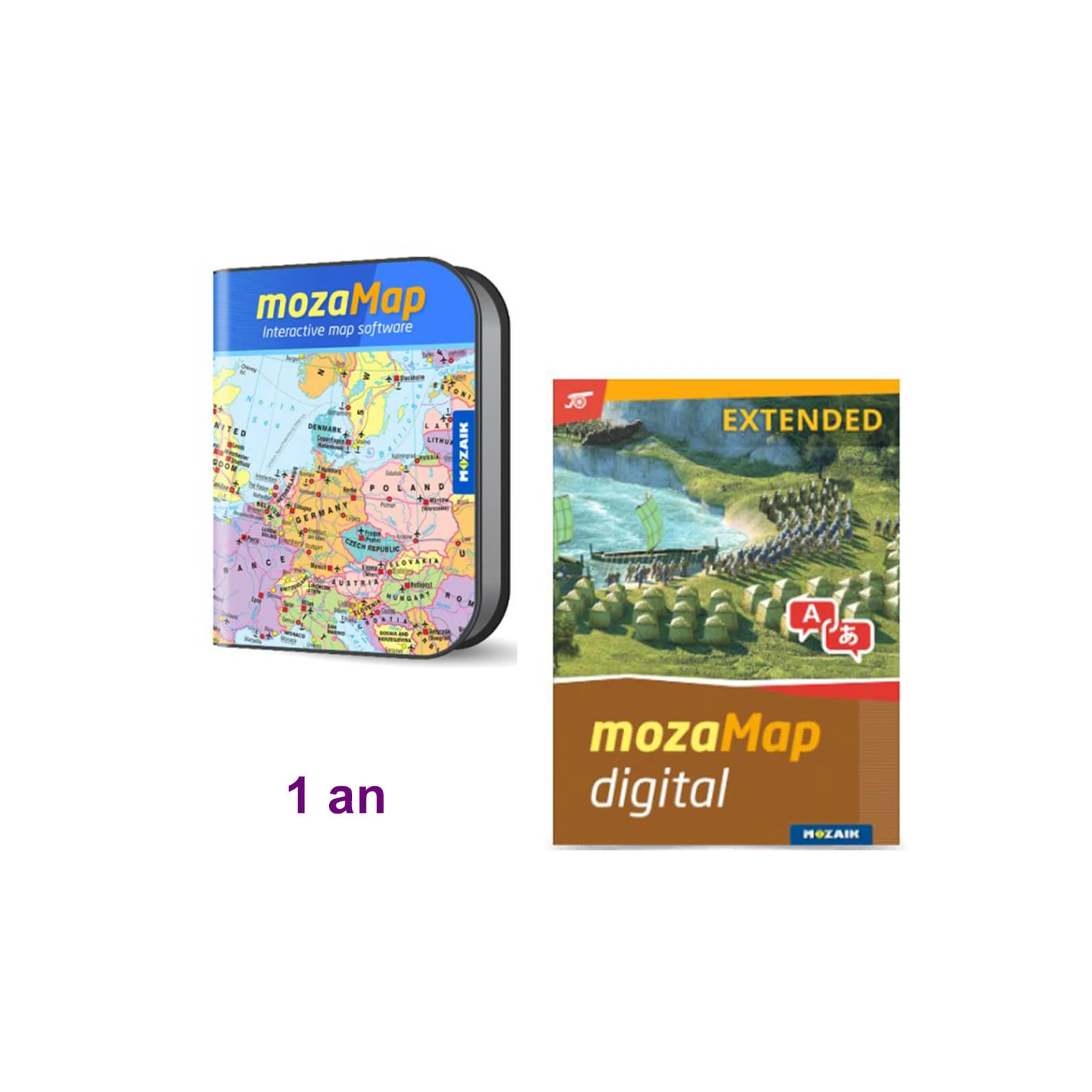 Atlas istoric multilingv - ediție Extinsă, 1 an