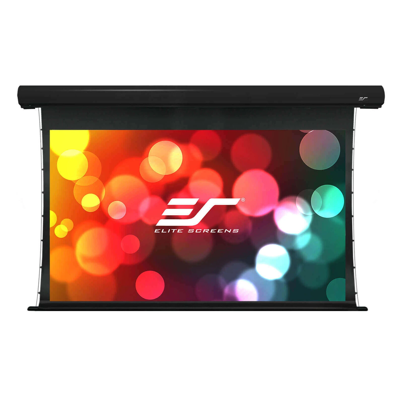 Ecran proiectie electric perete/tavan, 244 x 137cm, Tensionat, EliteScreens Saker SKT110UHW-E12, format 16:9, drop 30cm