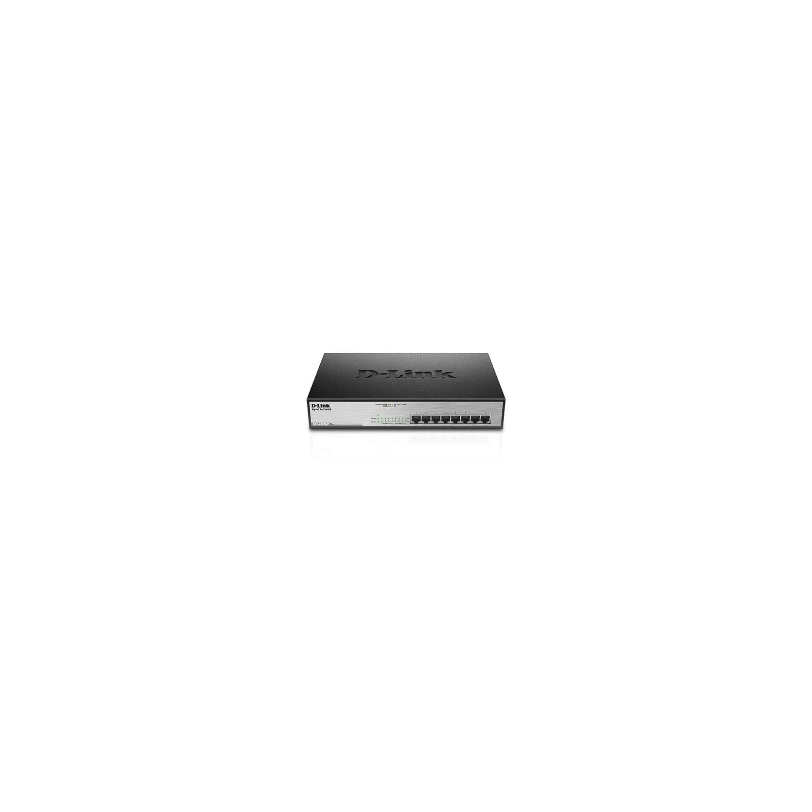 SWT POE+ 8*1000TX D-LINK DGS-1008MP