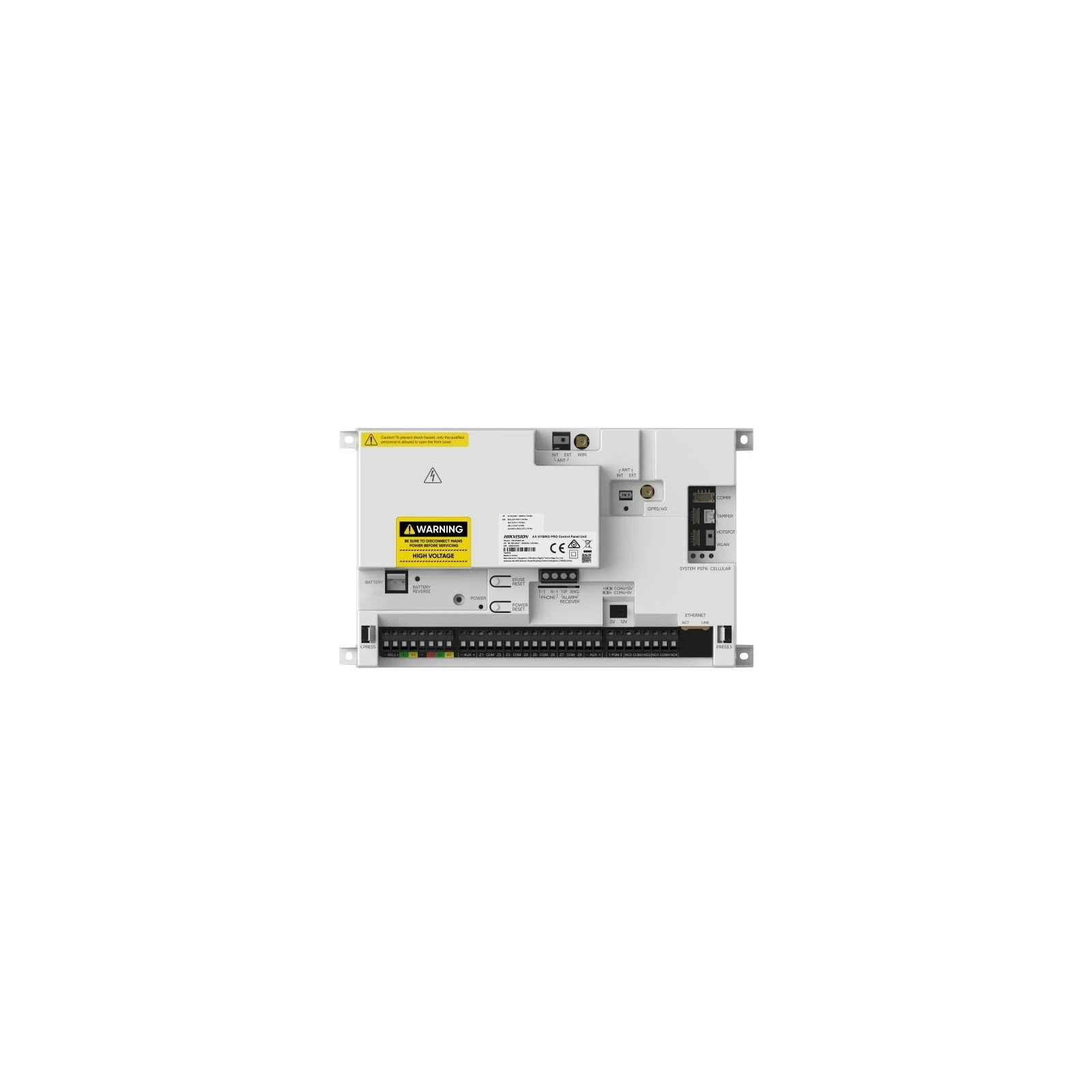 PCB CENTRALA AX HYBRID PRO, 64 ZONE