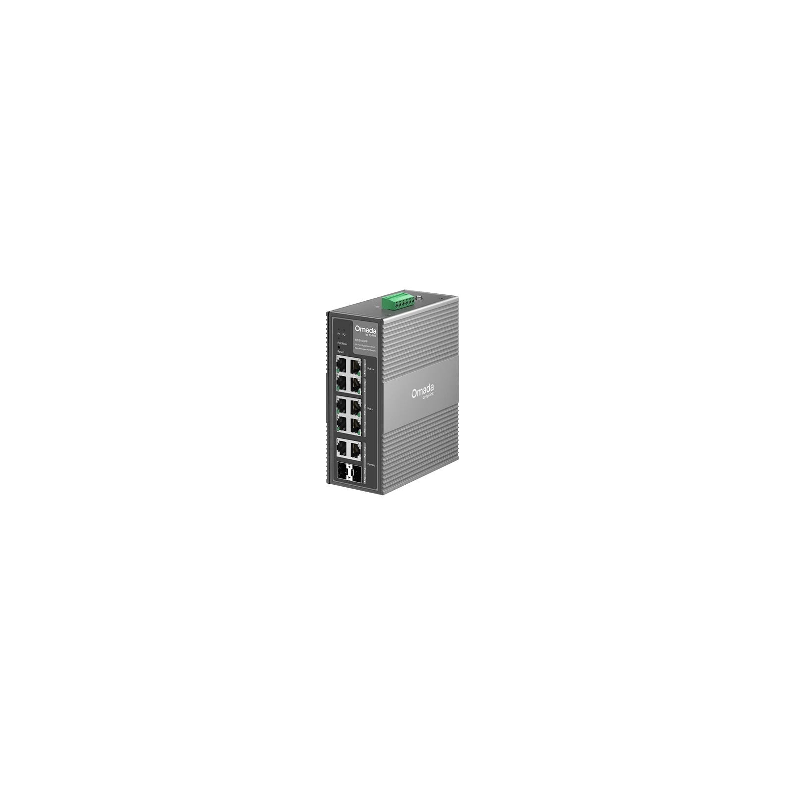 Switch industrial 8 x RJ45 1G PoE+/PoE++, 2 x combo SFP/RJ45 1G, Easy Managed - TP-Link Omada IES210GPP