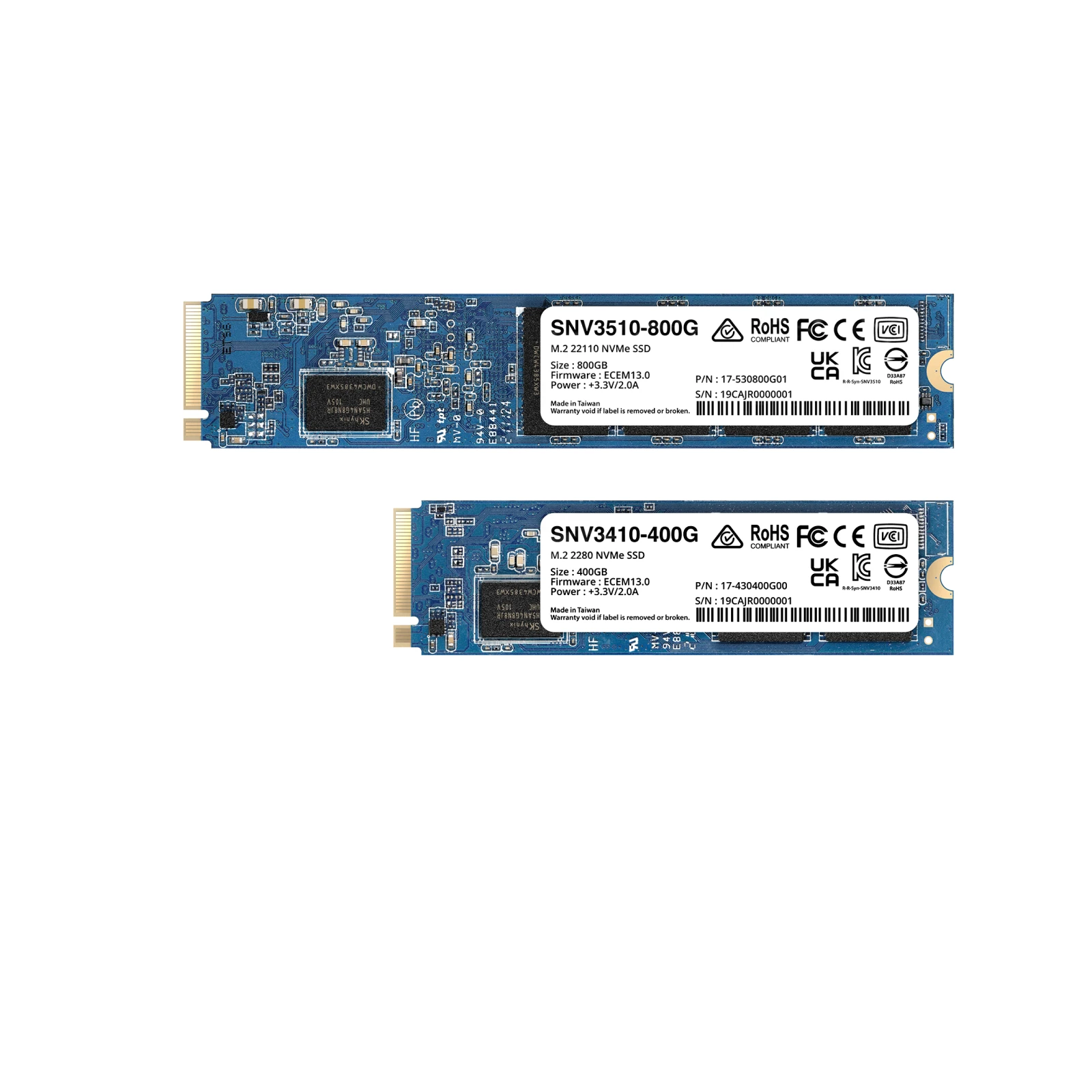 SSD Synology SNV3410 400GB PCI Express 3