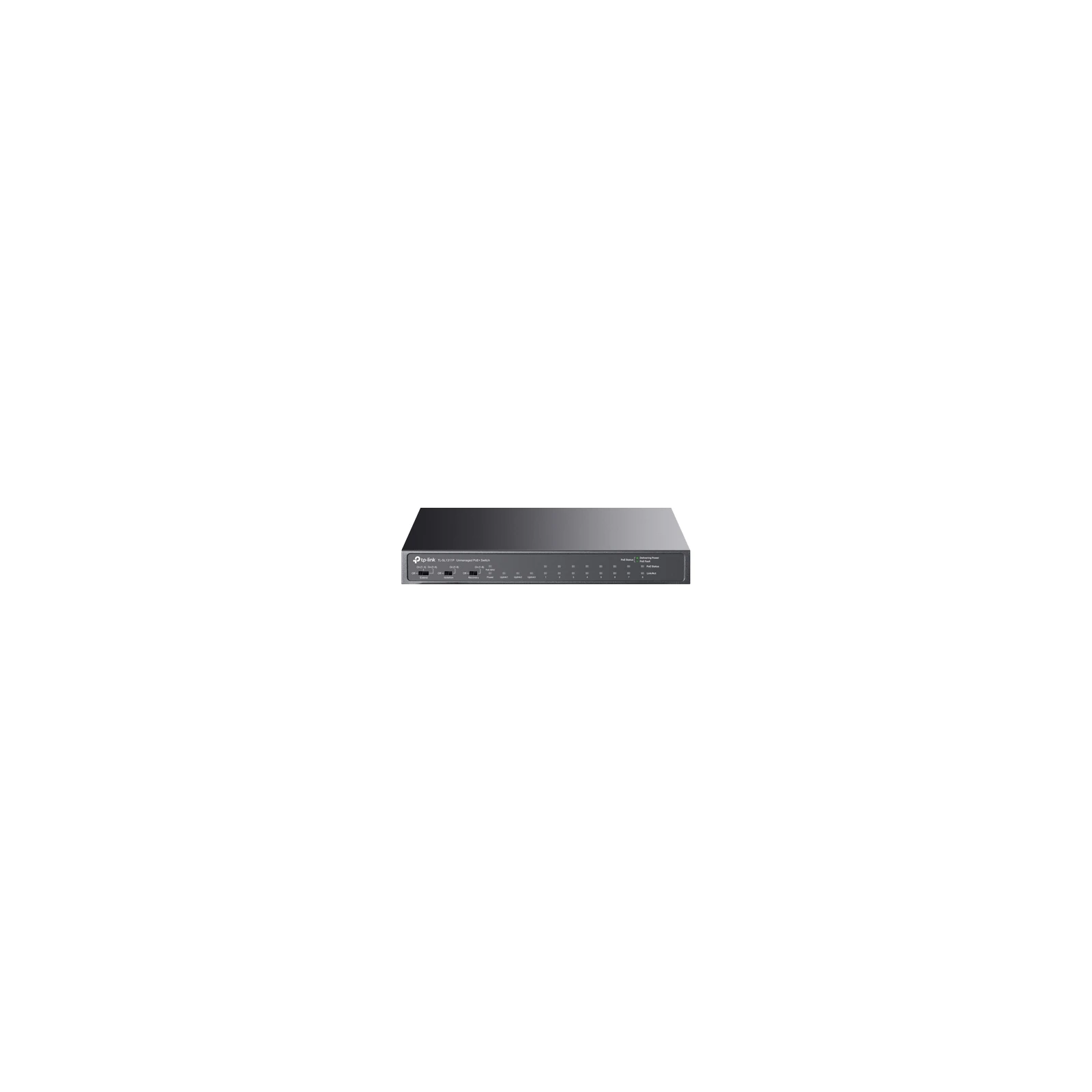 Switch 8 x RJ45 10/100 Mbps PoE, 2 x RJ45 1G, 1 x SFP 1G, Buget PoE 65W, Unmanaged - TP-Link TL-SL1311P