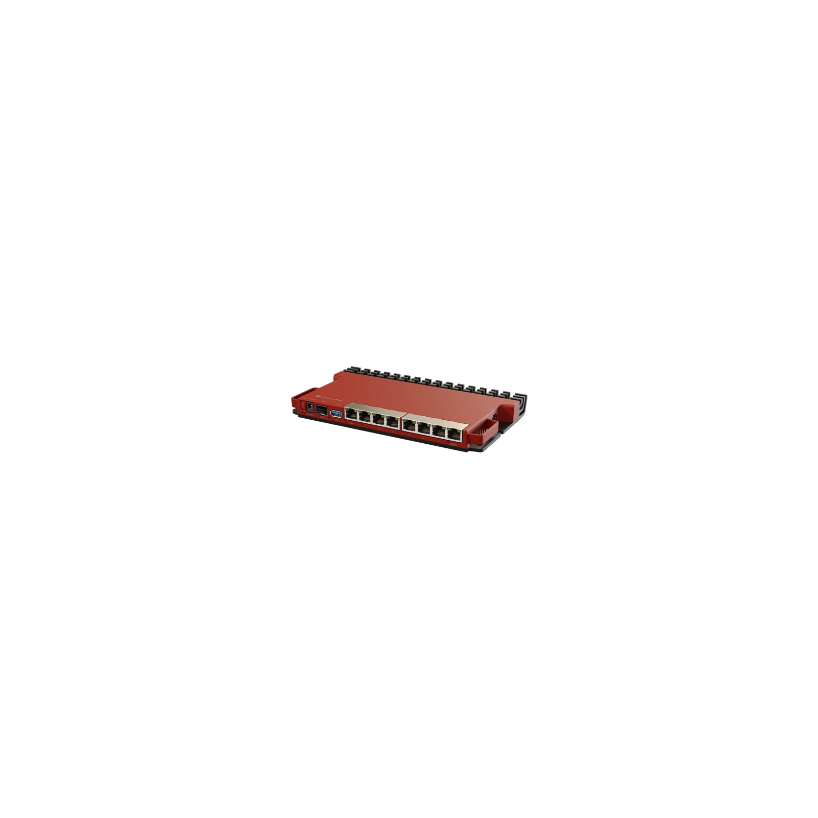 Router 8 porturi Gigabit, 1 port PoE IN, 1 port PoE Out, SFP 2.5G, NAND, USB, 1U - MikroTik L009UiGS-RM