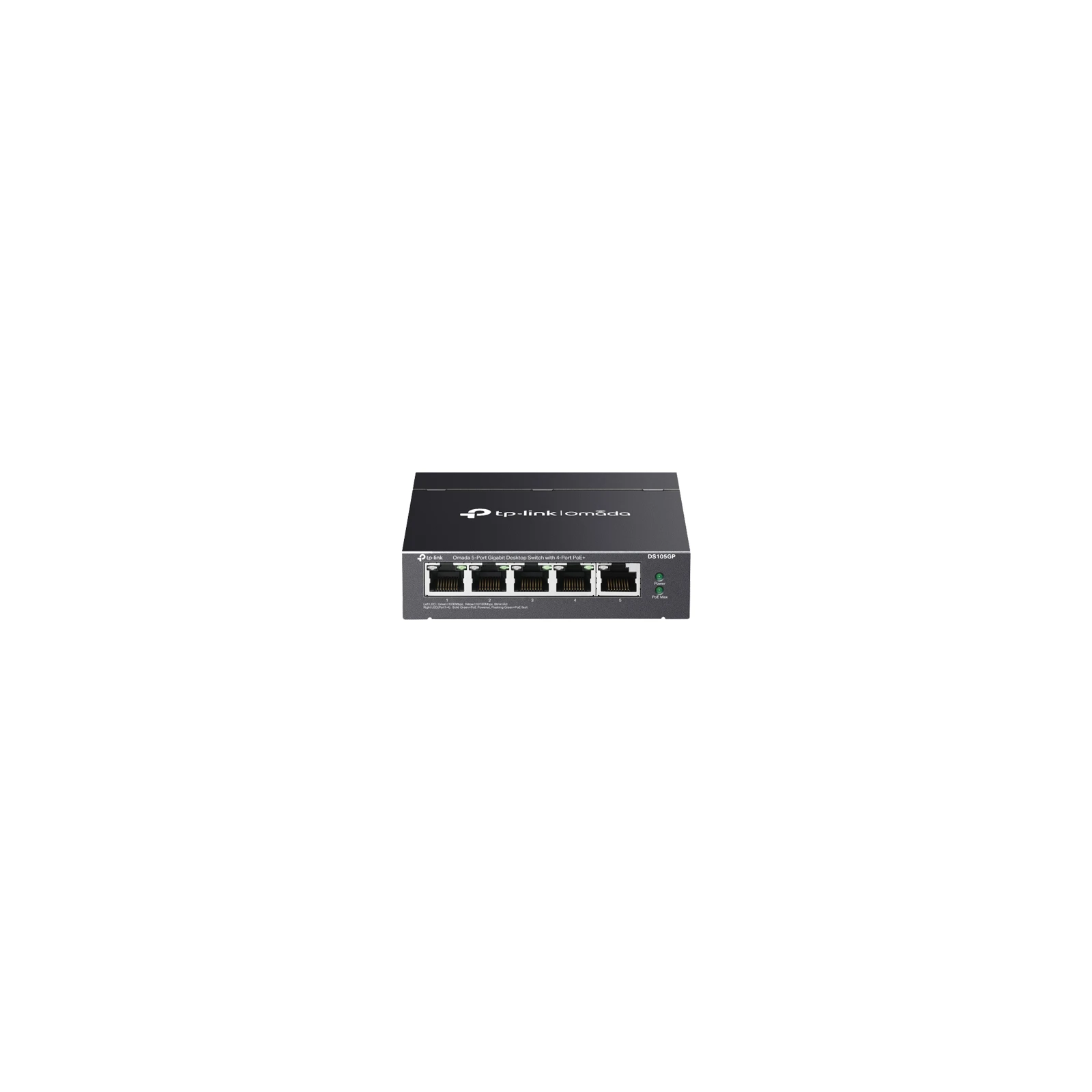 Switch 4 x RJ45 1G PoE, 1 x RJ45 1G, Buget PoE 65W, Unmanaged - TP-Link Omada DS105GP