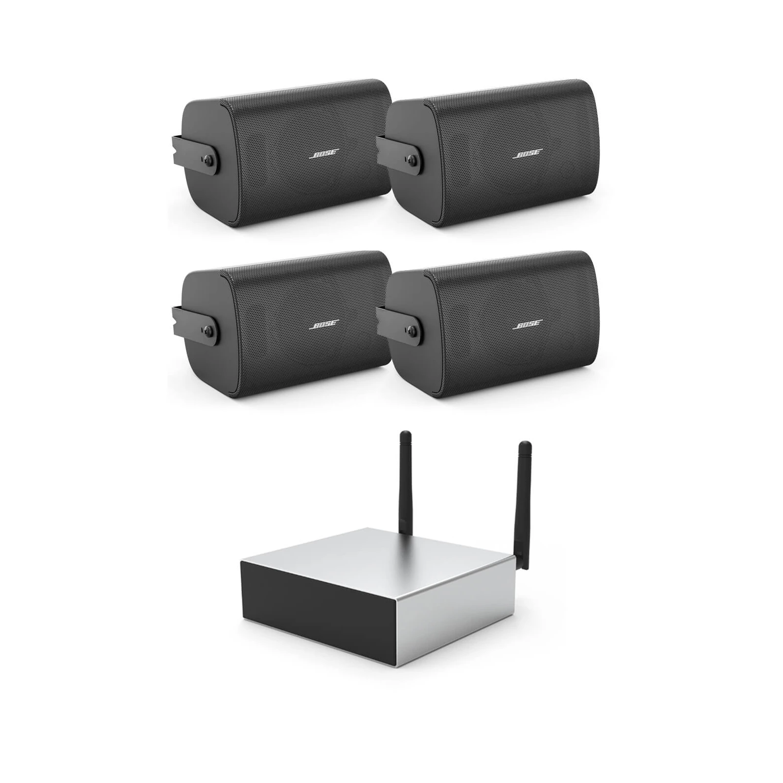 Pachet sonorizare cu Arylic A50+ si 2 perechi BOSE FS2SE Negru, WiFi Streaming, Internet Radio, Bluetooth