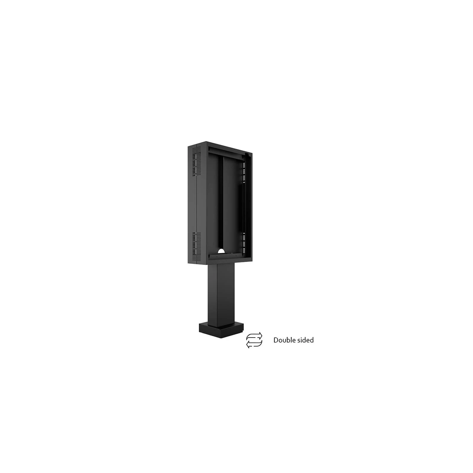 Totem OutDoor cu doua fete pentru LG 55XE4F-M, Multibrackets MB-8157, 55", max.50kg, antifurt, negru