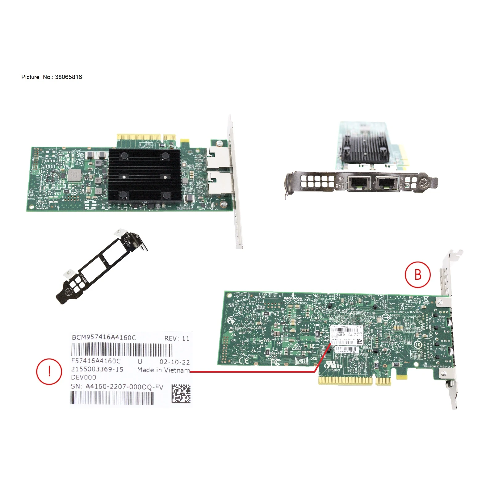 PLAN EP P210TP 2X 10GBASE-T PCIe FH/LP