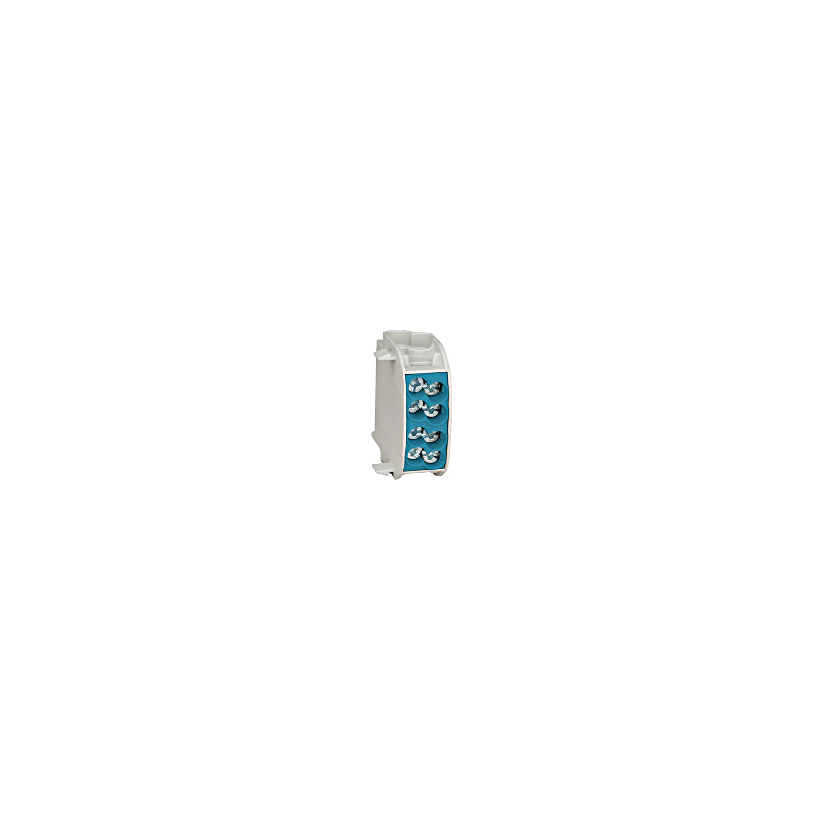 Clemă derivaţie izol, 25mmp, 1P, 4 pct conectare, albastru IK026120