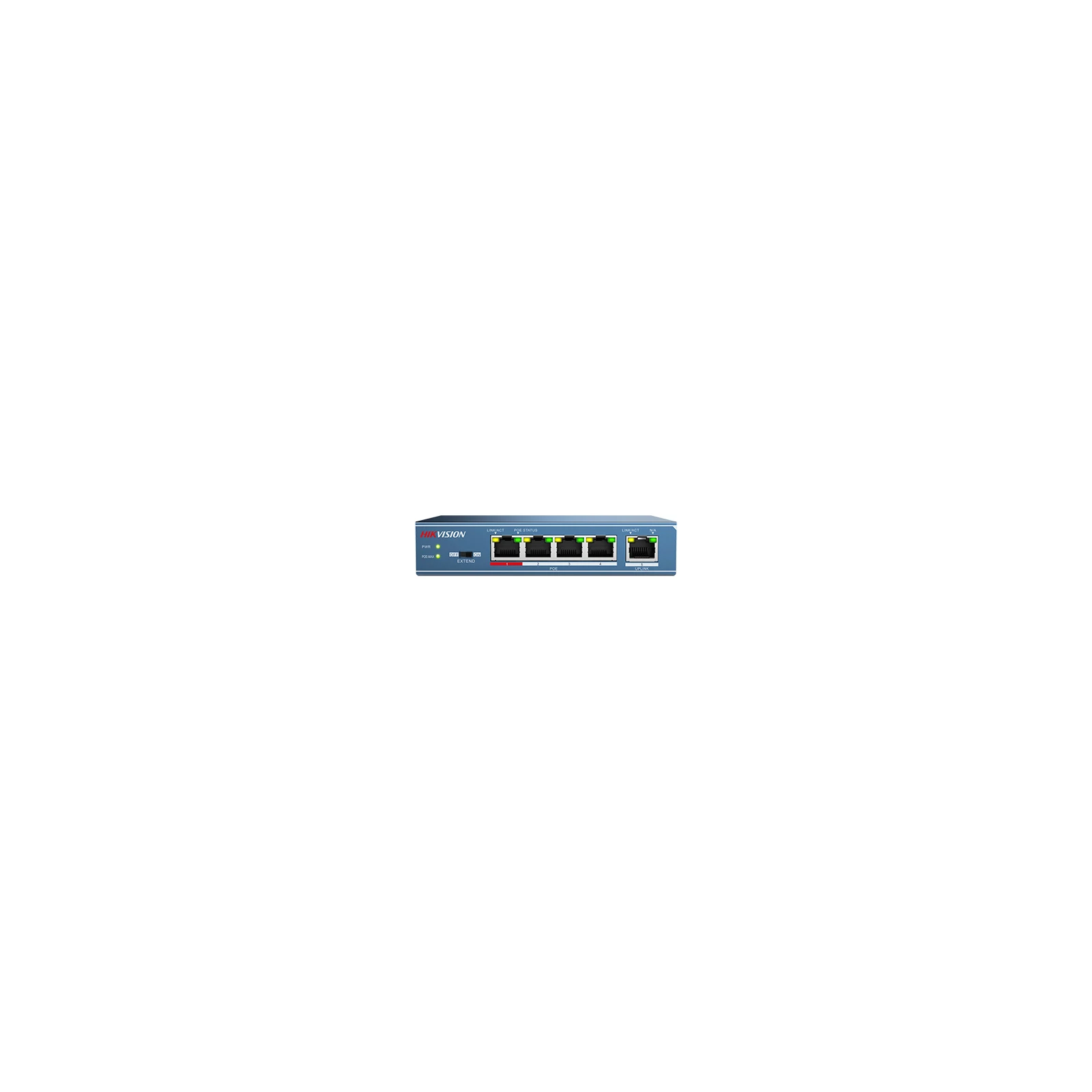 Switch 4 porturi PoE, 1 port uplink- HIKVISION DS-3E0105P-E-M