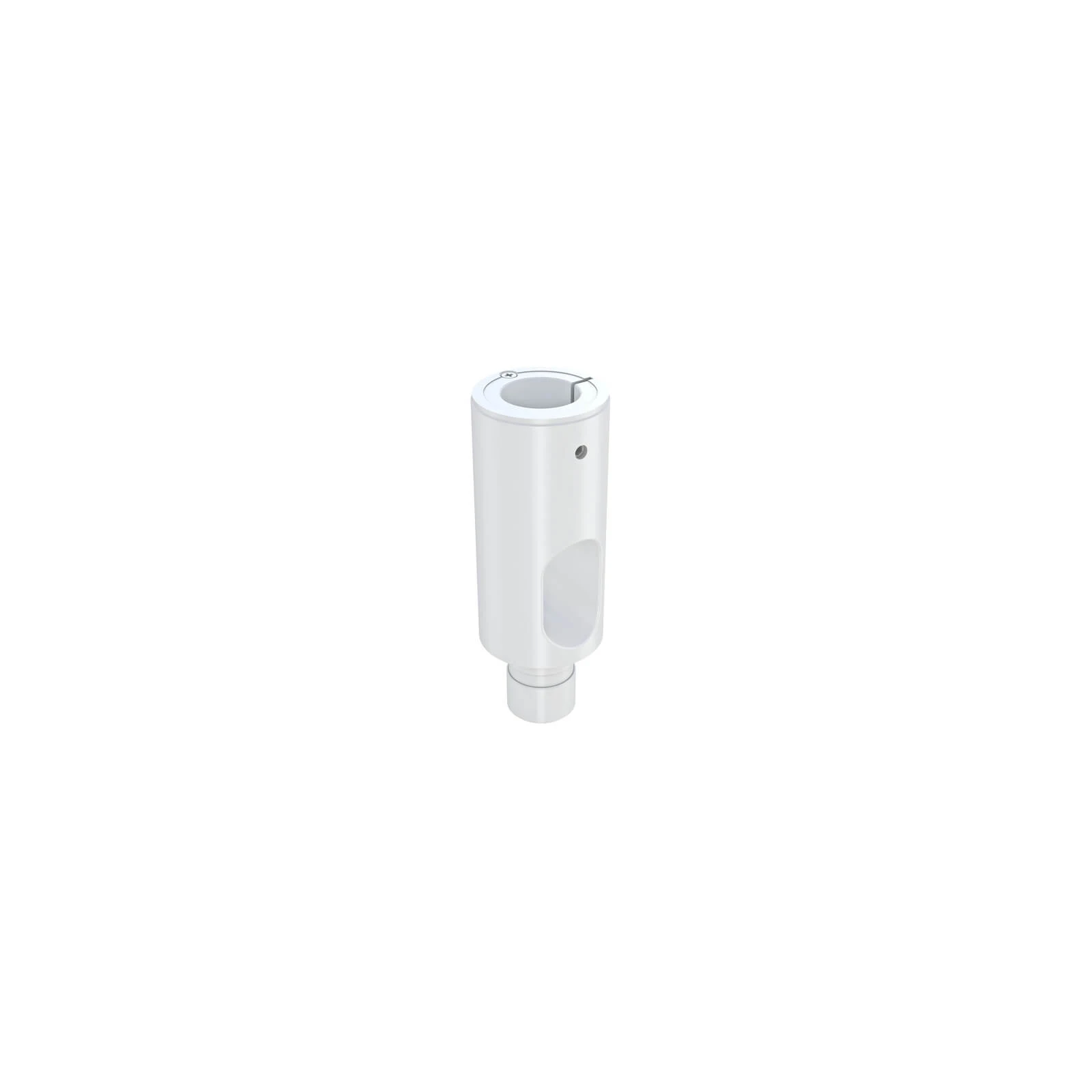 Teava extensie Multibrackets 5419 pentru suporturile cu gas, 10 cm, alb