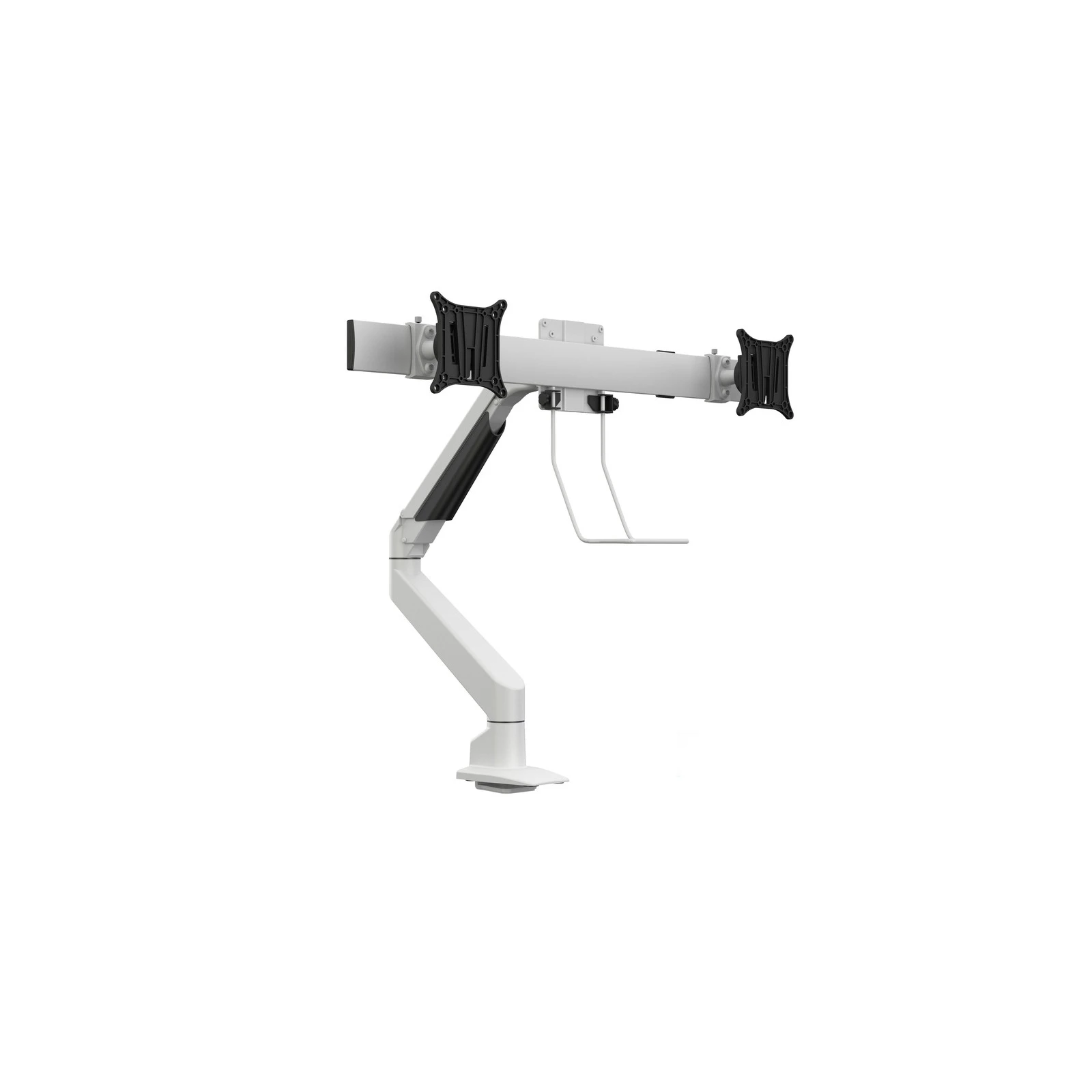 Suport Monitor dublu Gas Lift Multibrackets MB-5945, 15-28", alb, min. 2 - max. 10 kg