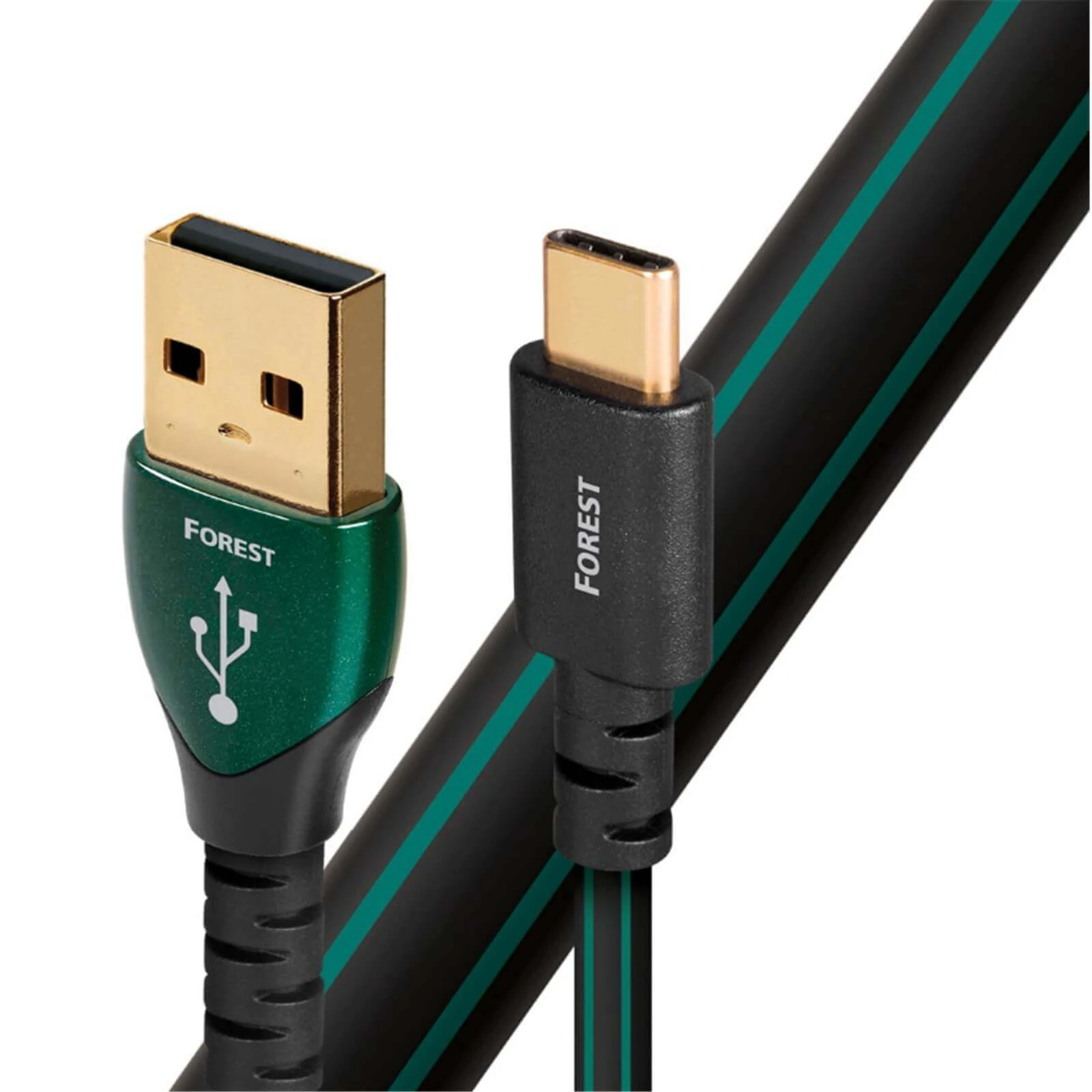 Cablu AudioQuest Forest USB A - USB C, 1.5m