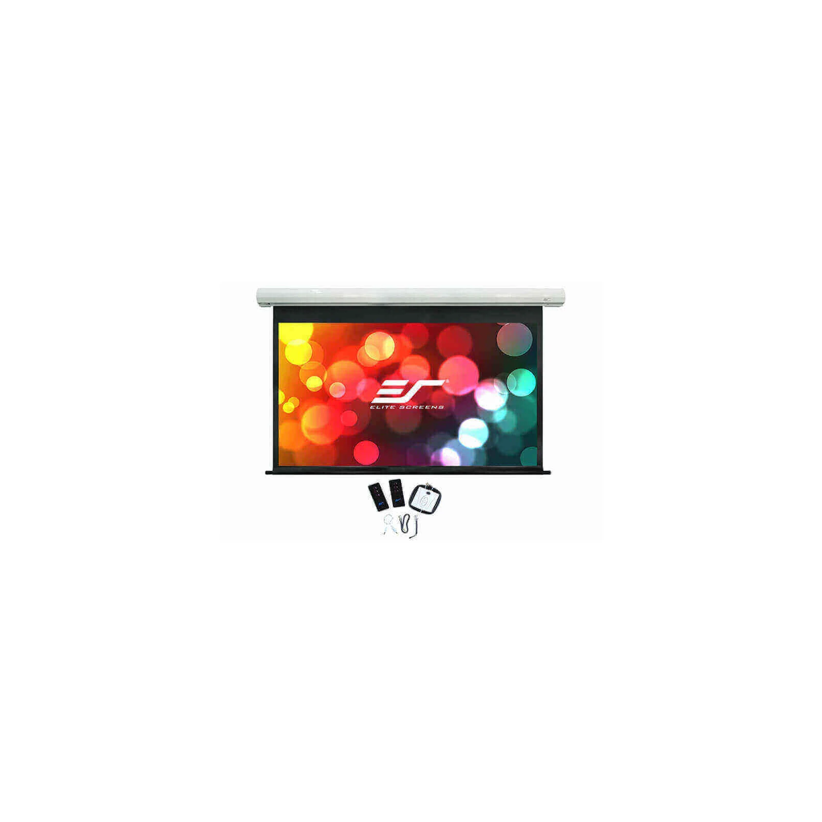 Ecran proiectie electric, perete/tavan, 291 x 182 cm, EliteScreens Saker Premium SK135NXW-E6, format 16:10, trigger 12V