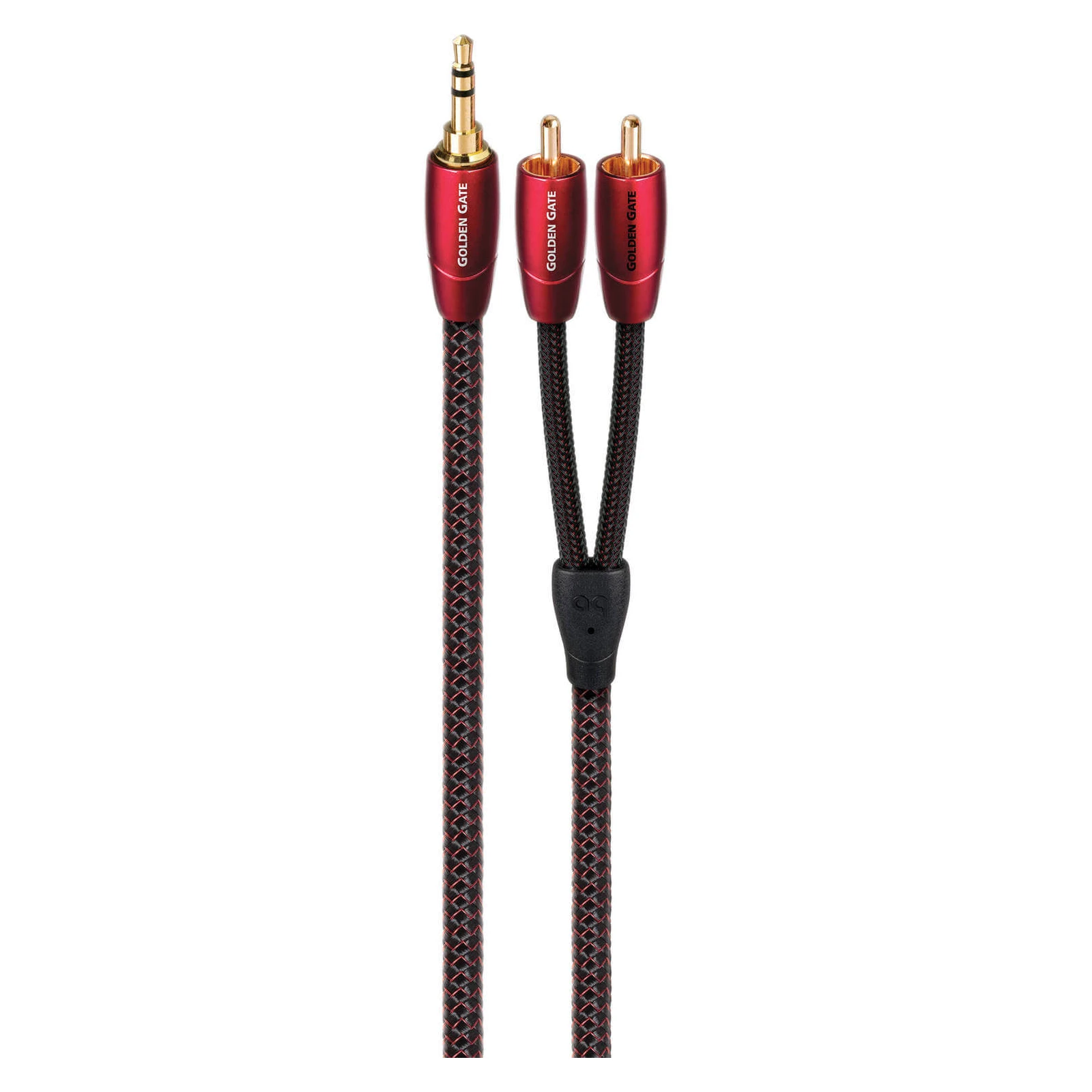 Cablu audio 3.5mm T - 2RCA AudioQuest Golden Gate 0.6m