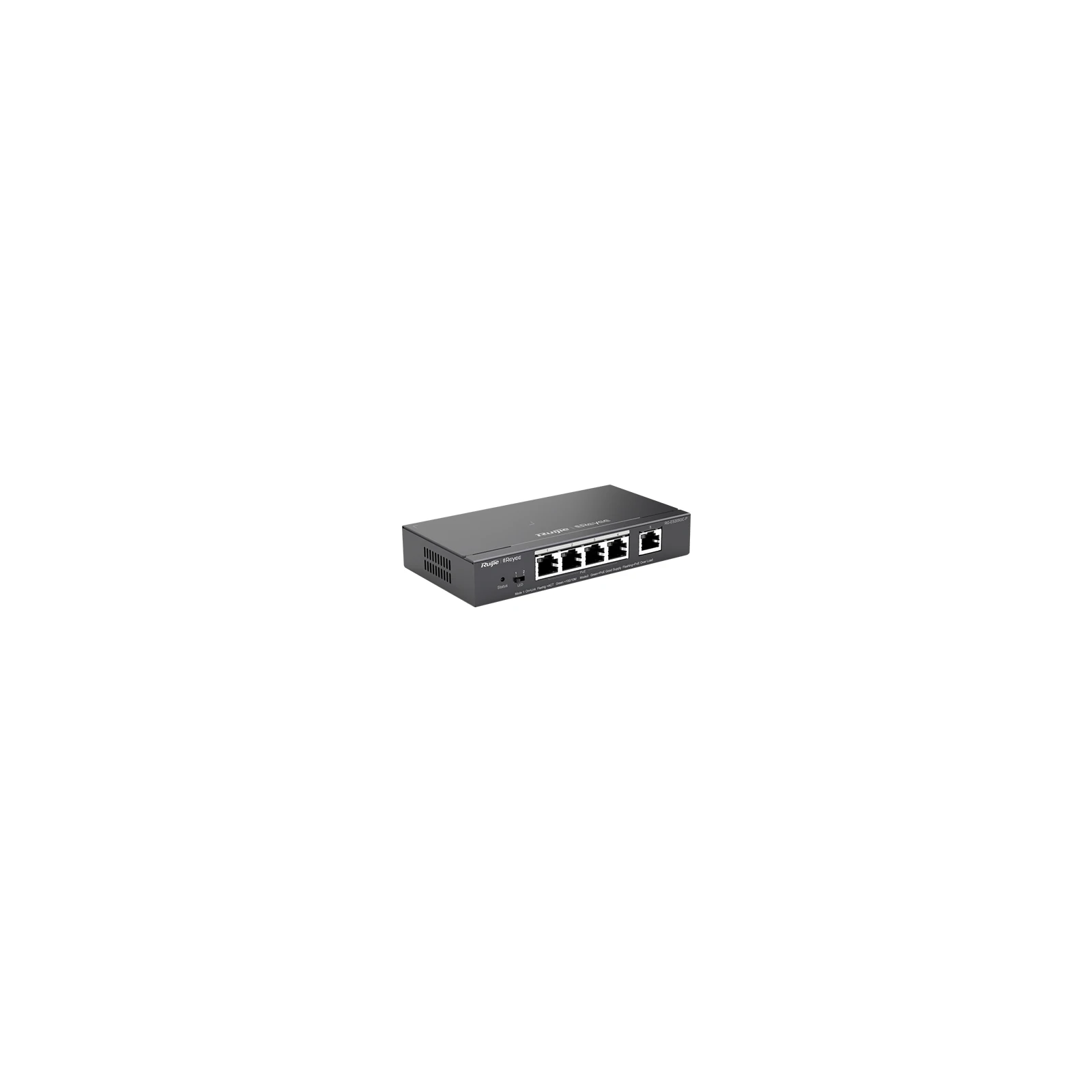 Switch L2, 4 x RJ45 1G PoE, 1 x RJ45 1G, Cloud Management - Ruijie Reyee RG-ES205GC-P