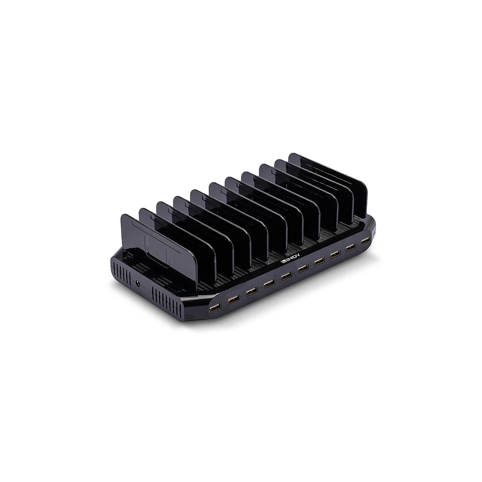 Statie de incarcare Lindy cu 10 porturi USB, 96W, 73309