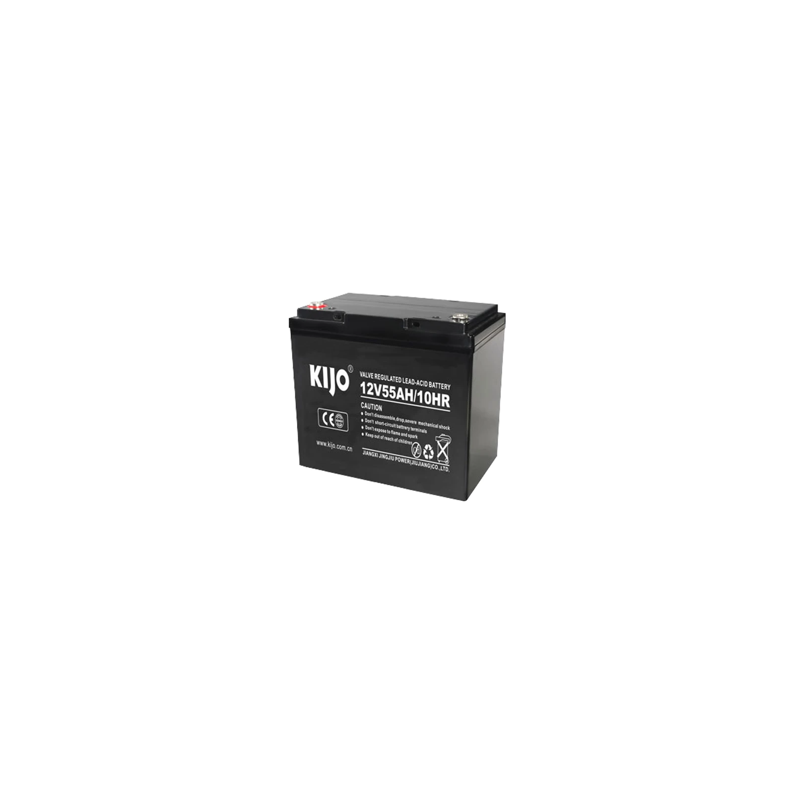 Acumulator Pb-acid AGM Deep Cycle, 12V, 55Ah, conector M6 - KIJO JM12-55
