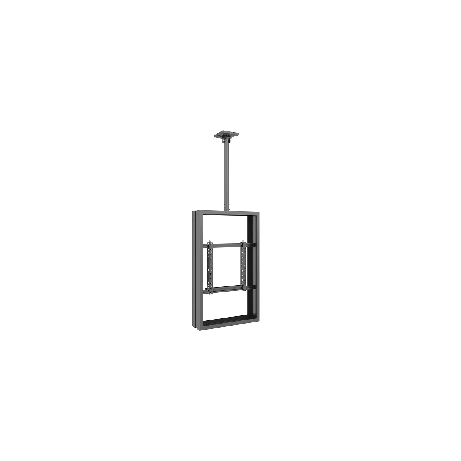 Carcasa de Interior pentru 2 LCD spate-la-spate, de tavan  Multibrackets MB-3939, 50", max.80 kg, negru