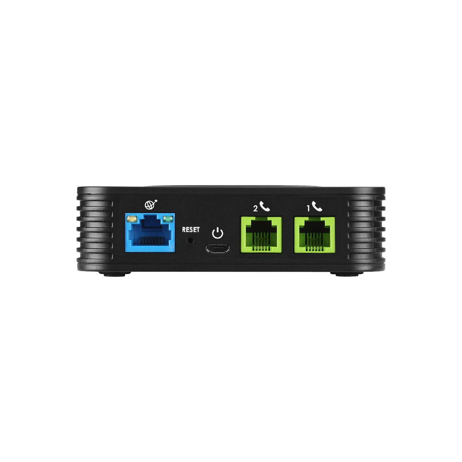 Analog telephone adapter, 2x FXS, 1x LAN