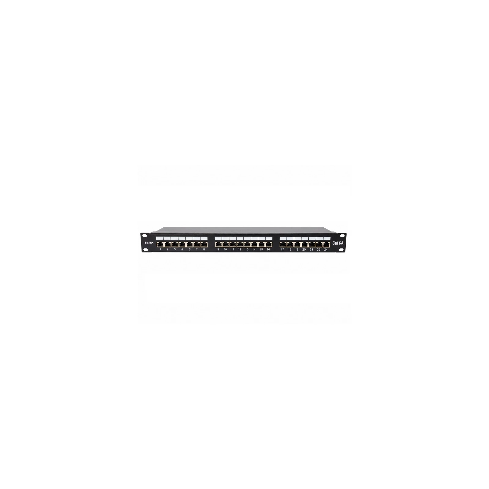 PATCH PANEL 24 PORTURI, FTP CAT.6A, 1U, ECHIPAT
