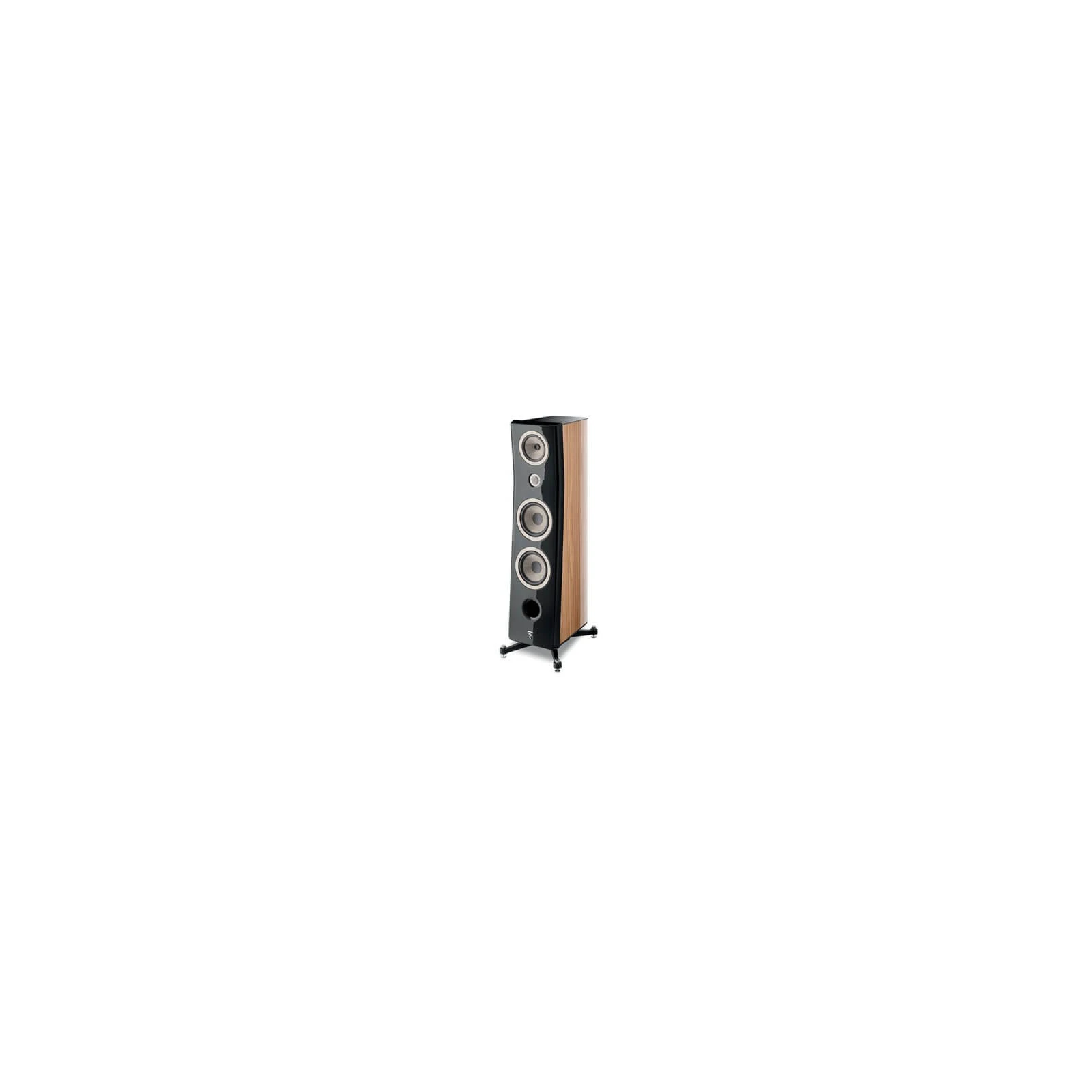 Boxa de podea Focal KANTA N°2 - culoare nuc cu front negru pian