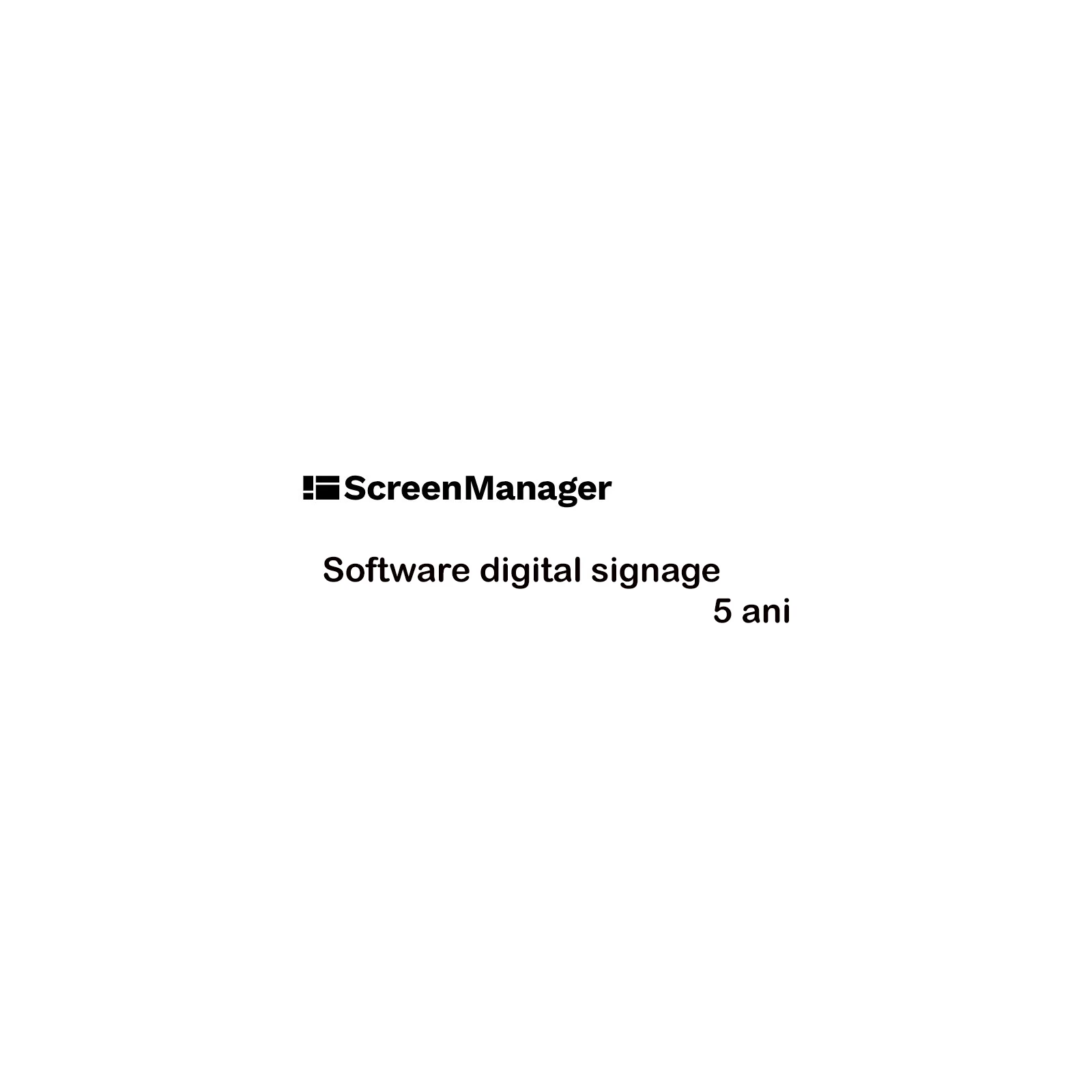 Software digital signage Enterprise SCREENMANAGER 5 ani