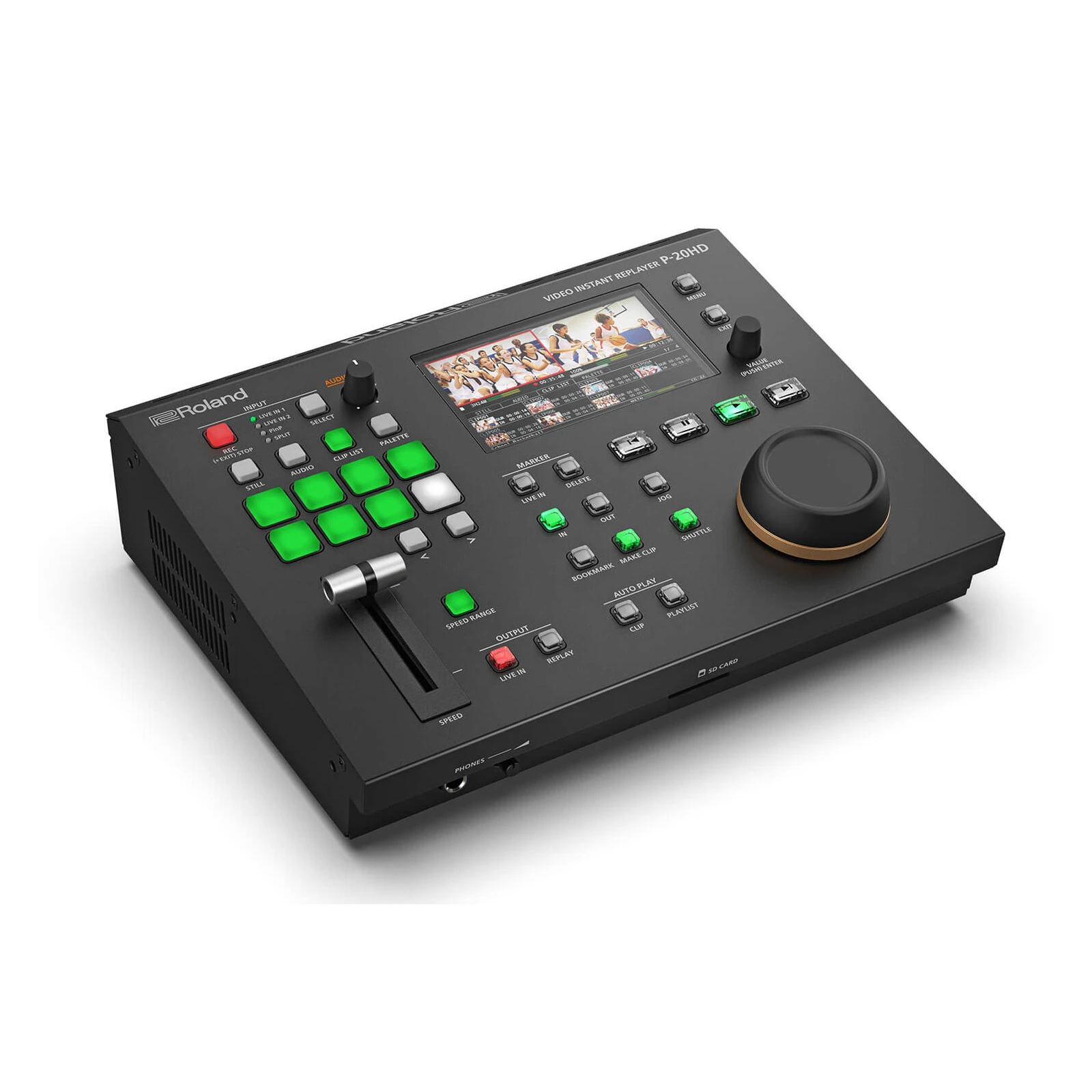 Roland P-20HD Video Recorder & Player & Instant Replayer - Echipamentul ideal pentru Înregistrare + Redare + Reluări