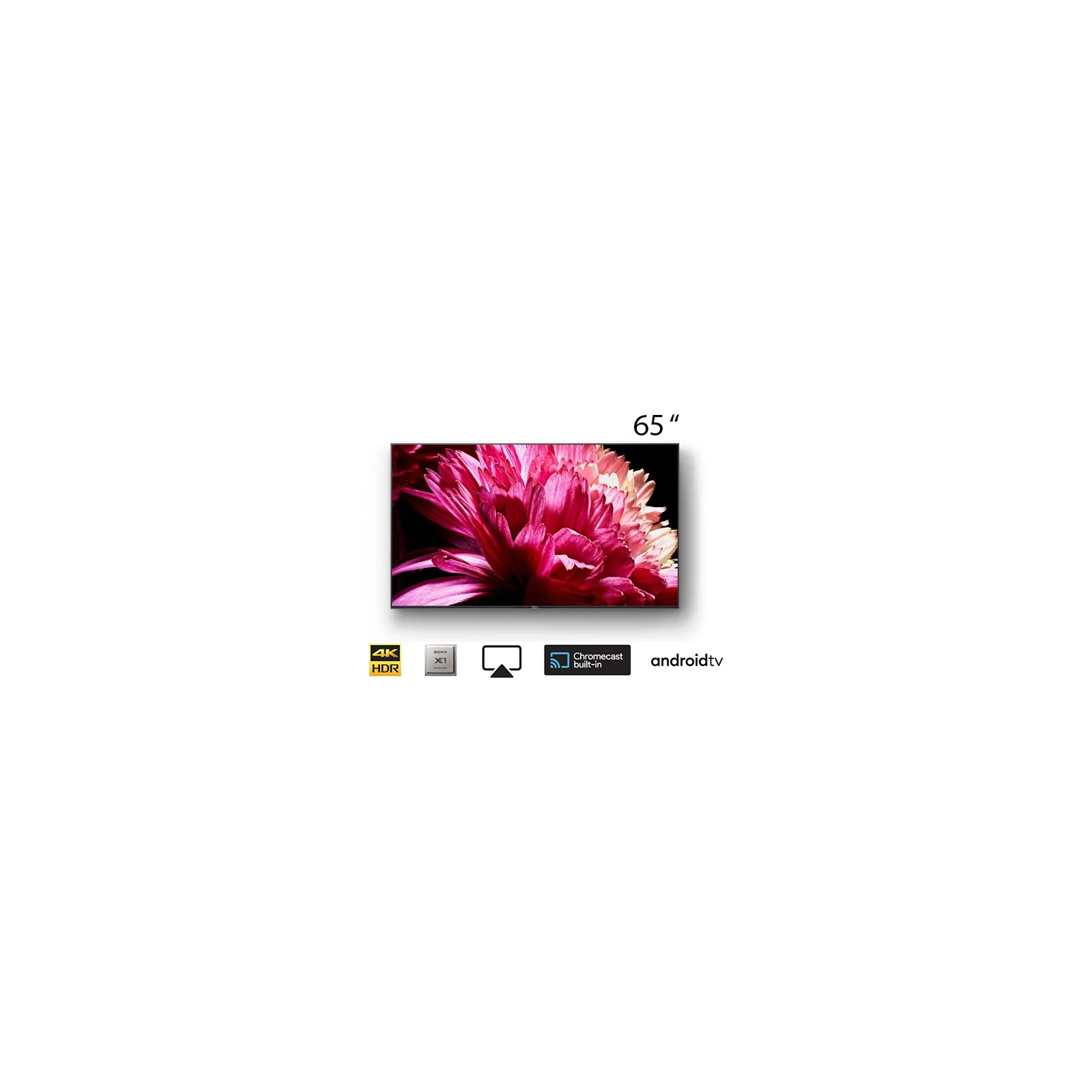 Display profesional 65" Sony Bravia, FW-65EZ20L, 350cd, 16/7, Landscape/Portrait, Apple AirPlay/Chromecast încorporat