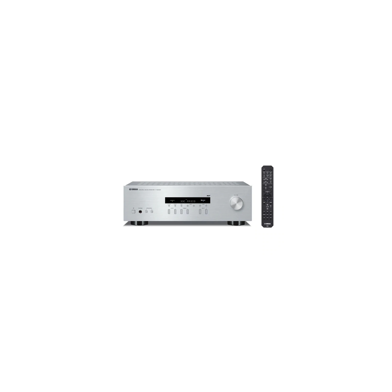 Receiver stereo Yamaha R-N600A, argintiu