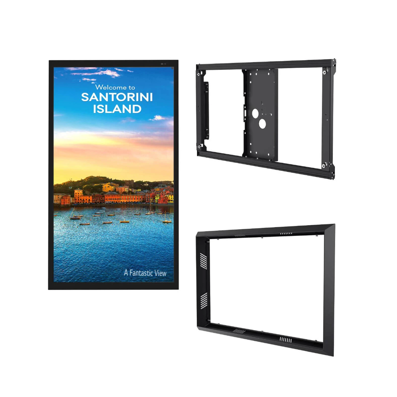 Display outdoor perete LG 49XE4F, 4000 nits, FullHD si sistem prindere Vogels