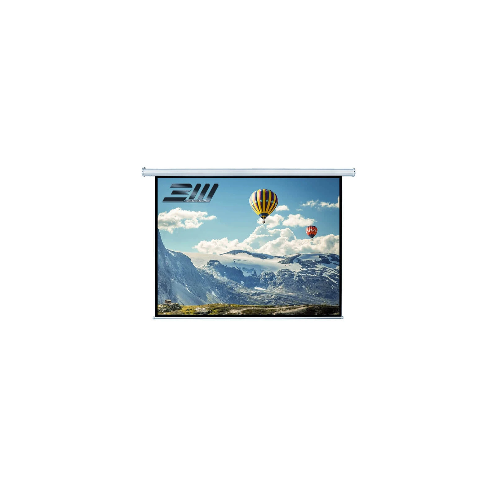 Ecran proiectie electric, perete/tavan, 300 x  220 cm, Blackmount, Format 4:3