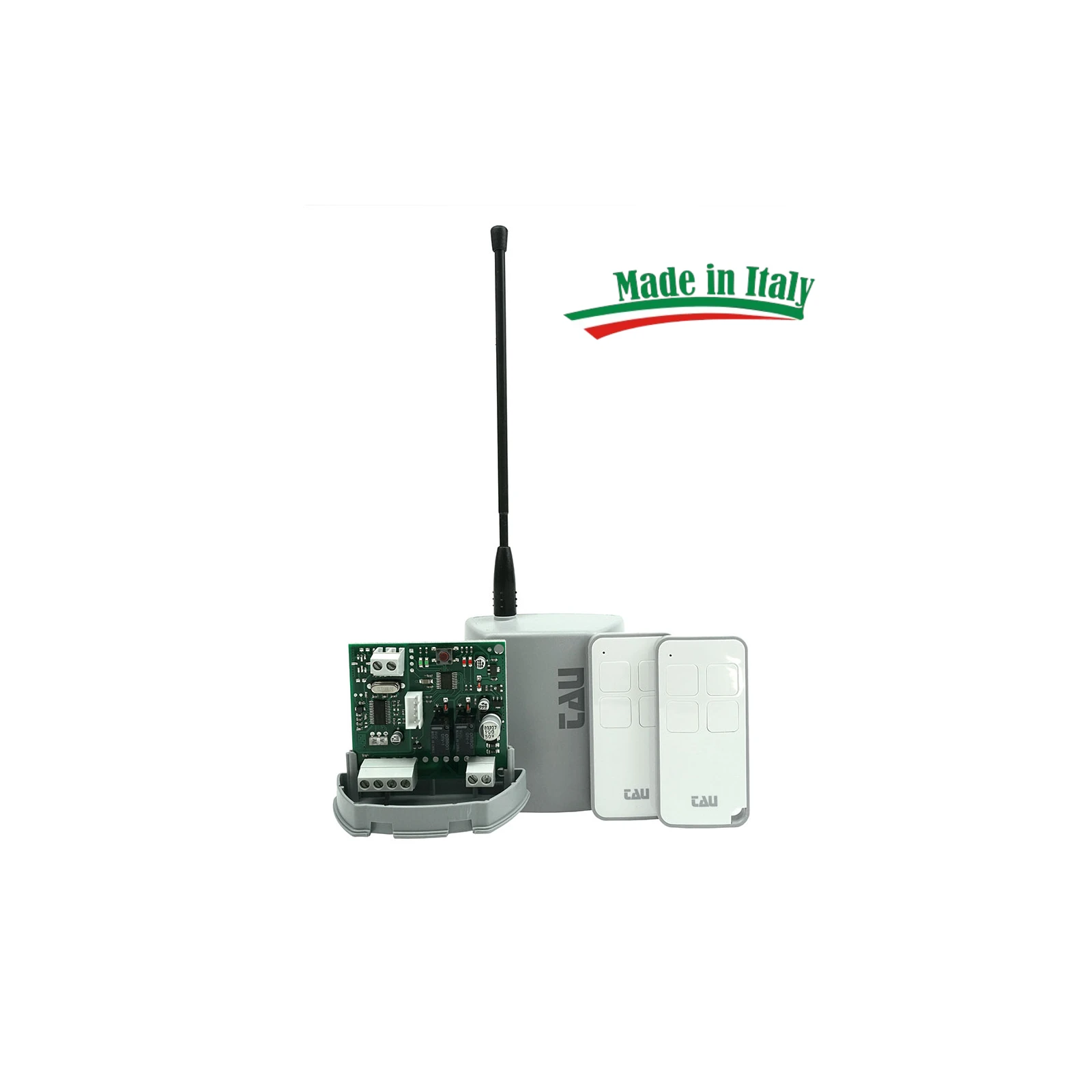 Set receptor cu antenă încorporată și 2 telecomenzi cu 4 canale K-250T-RADIO2S