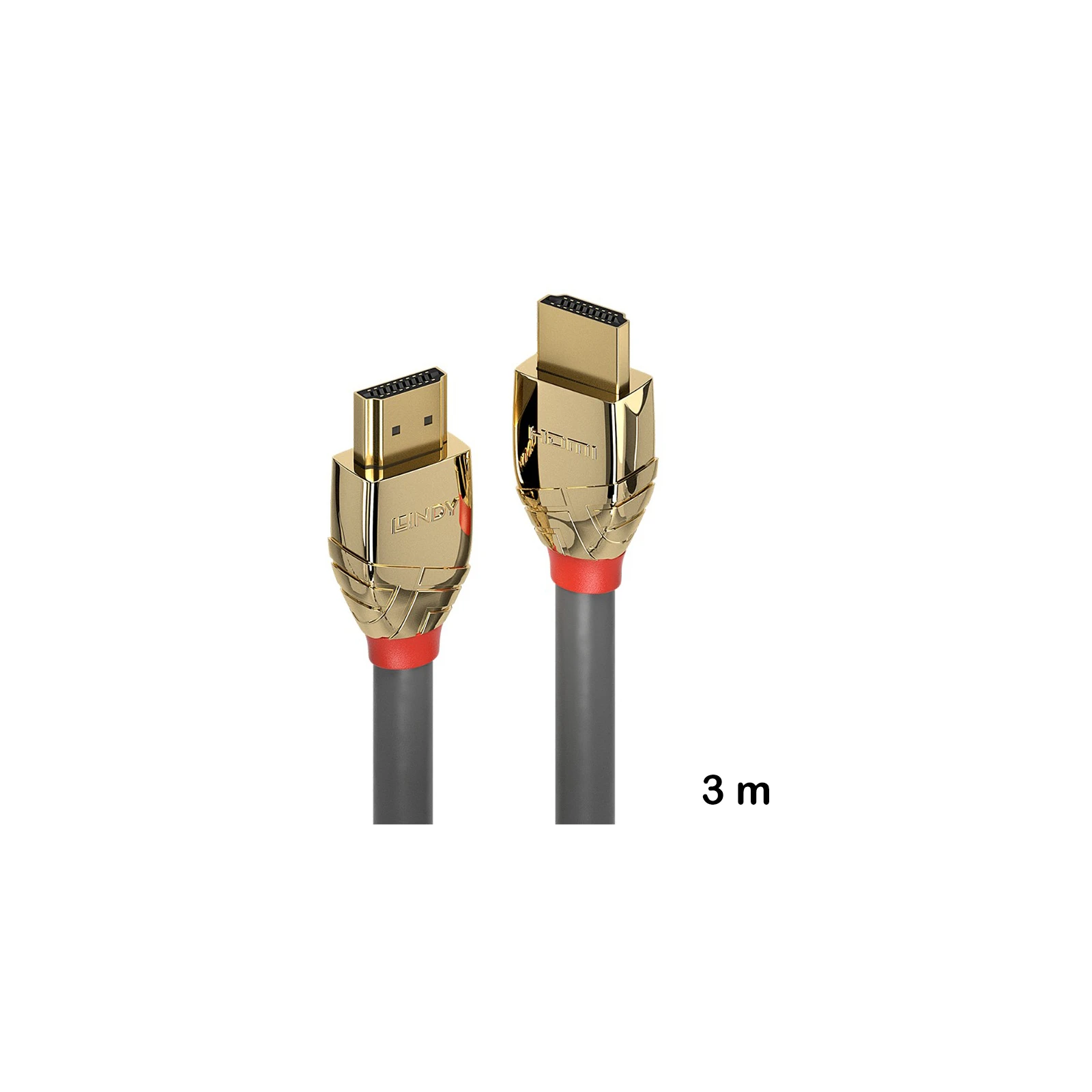 Cablu HDMI High Speed, 3 m, Lindy, Gold Line 37863