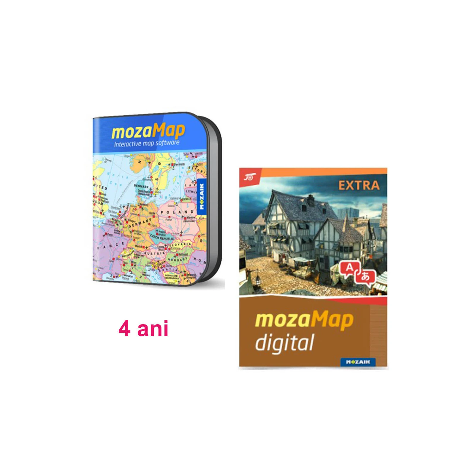 Atlas istoric multilingv - ediție Extra, 4 ani
