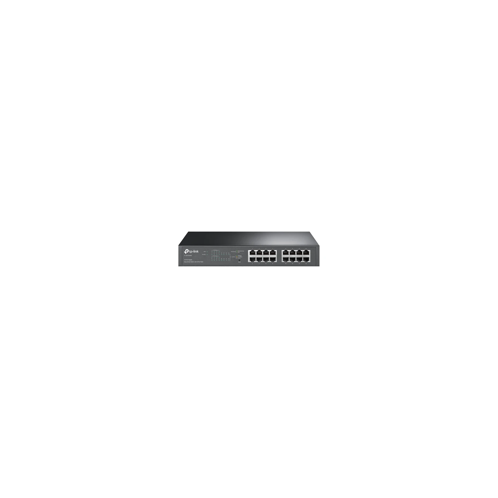 Switch Easy Smart, 8 x RJ45 1G PoE, 8 x RJ45 1G, Managed - TP-Link TL-SG1016PE