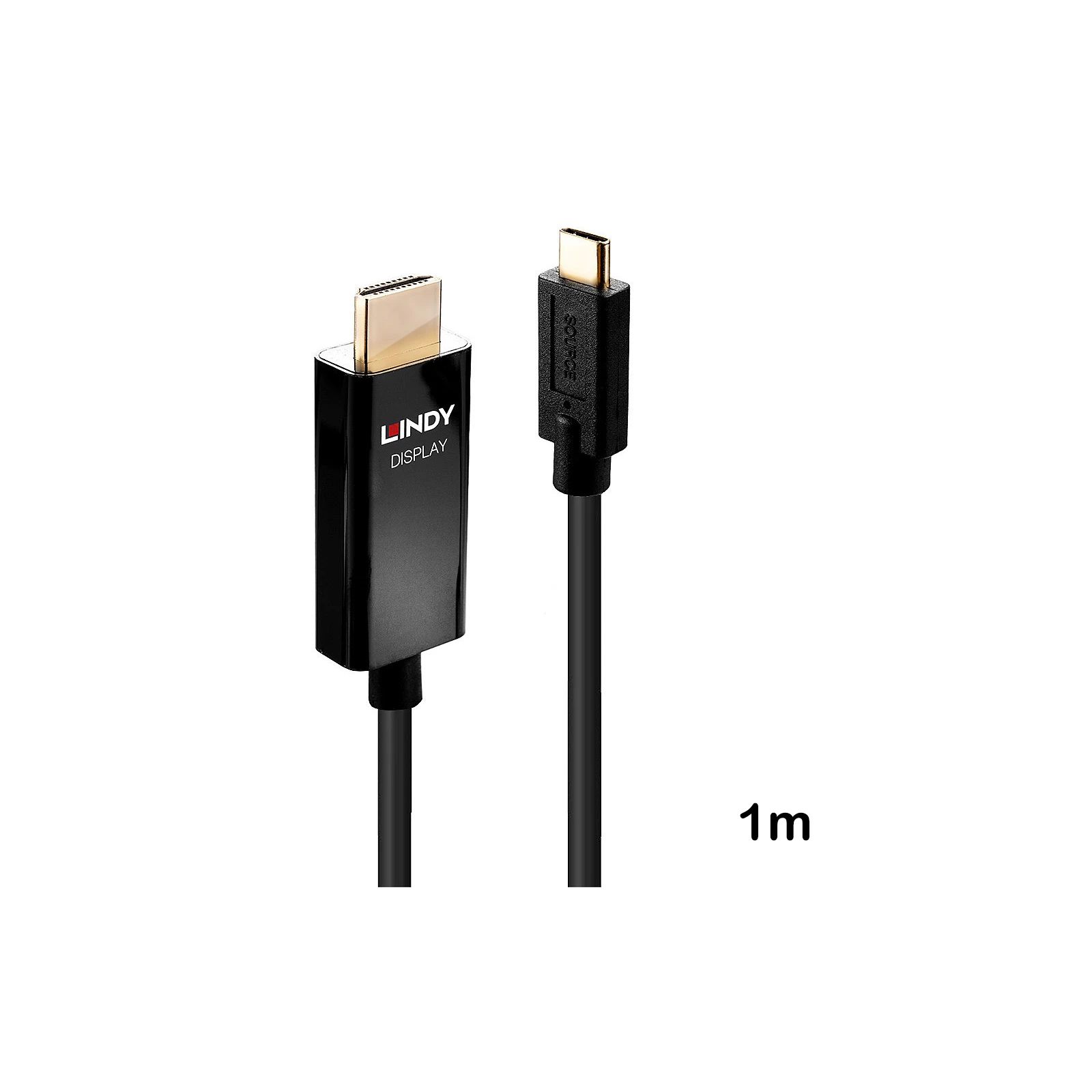 Cablu adaptor USB tip C la HDMI® 4K60 de 1 m, HDR, Lindy 43291