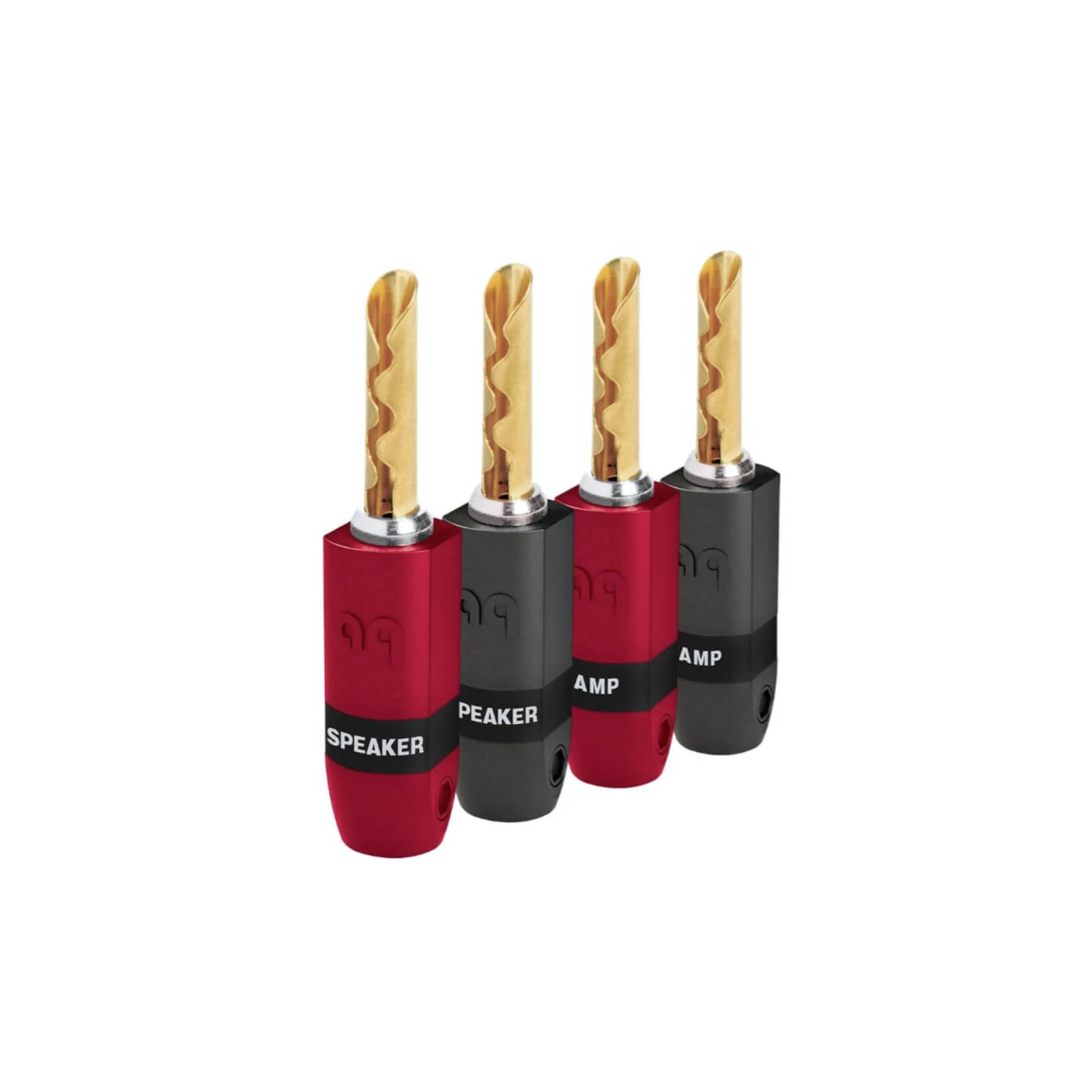 Mufa banana Audioquest SureGrip 300, Gold plated, pana la 6mm grosime (Set 4 buc)