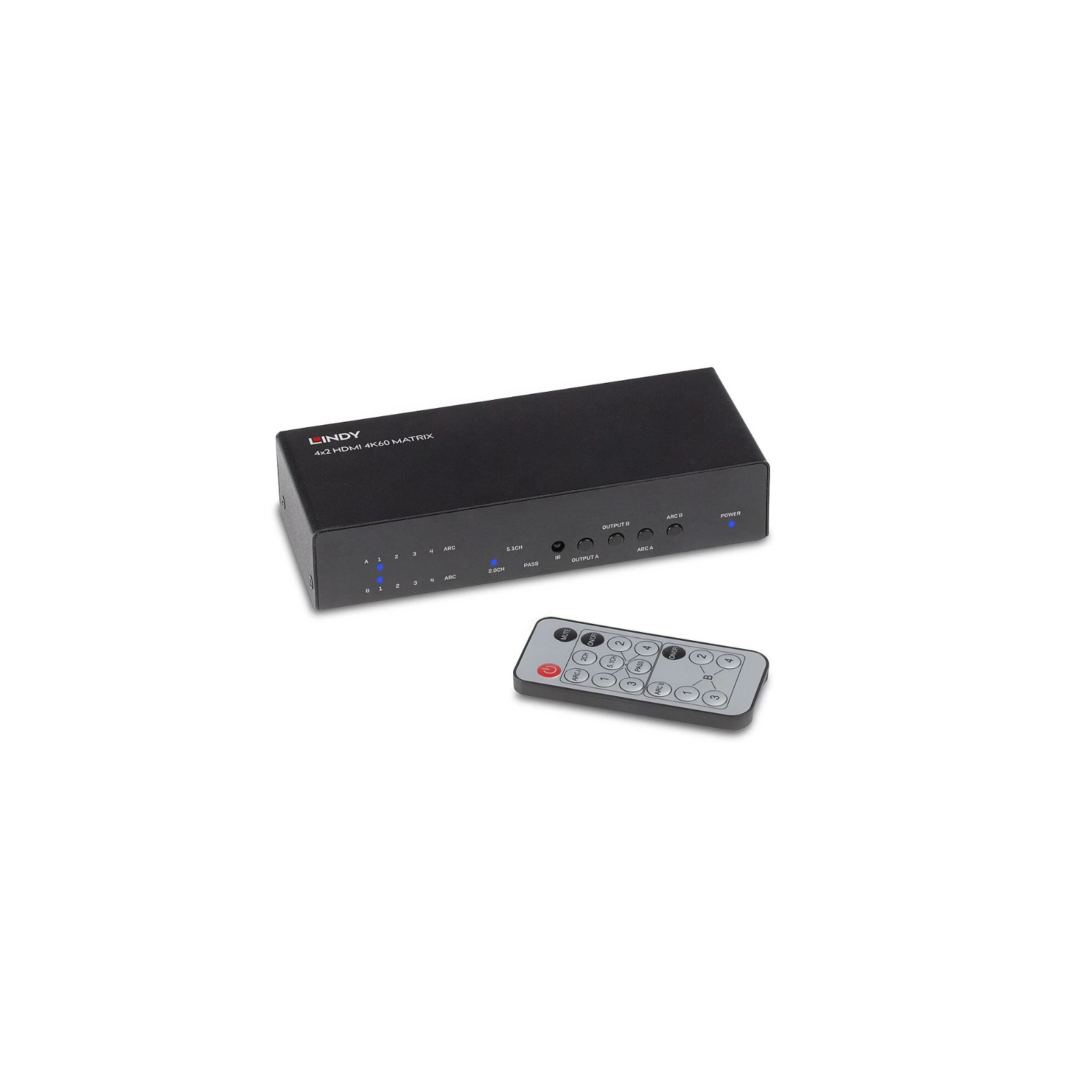 Matrix 4x2 HDMI 4K60, Lindy 38084