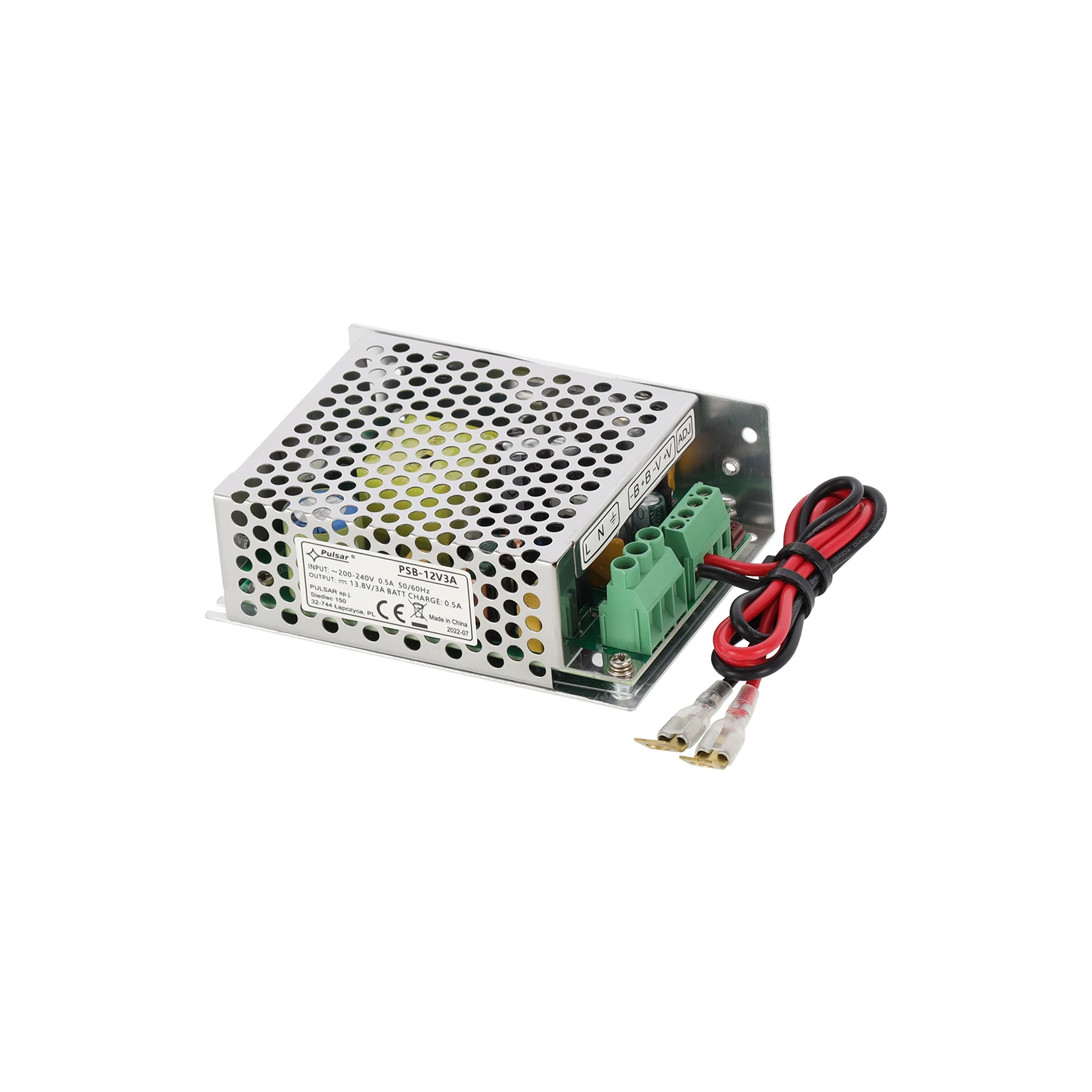 Sursă de alimentare în comutație 13,8V/3A, cu back-up PSB-12V3A