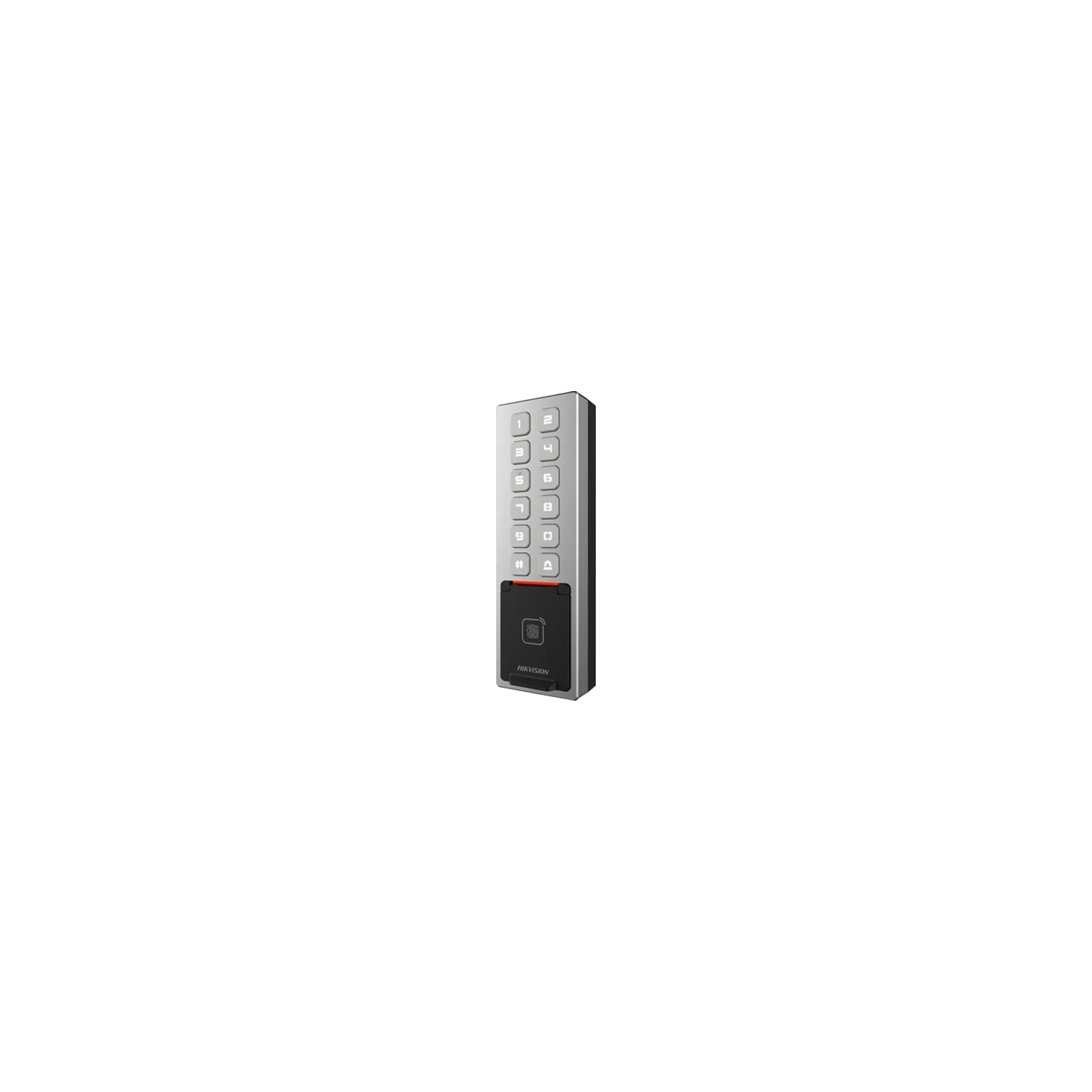Terminal control acces, PIN/Card M1/amprenta/bluetooth, Wiegand, Wi-Fi, RS485, Alarma, IK08 - HIKVISION DS-K1T805MBFWX