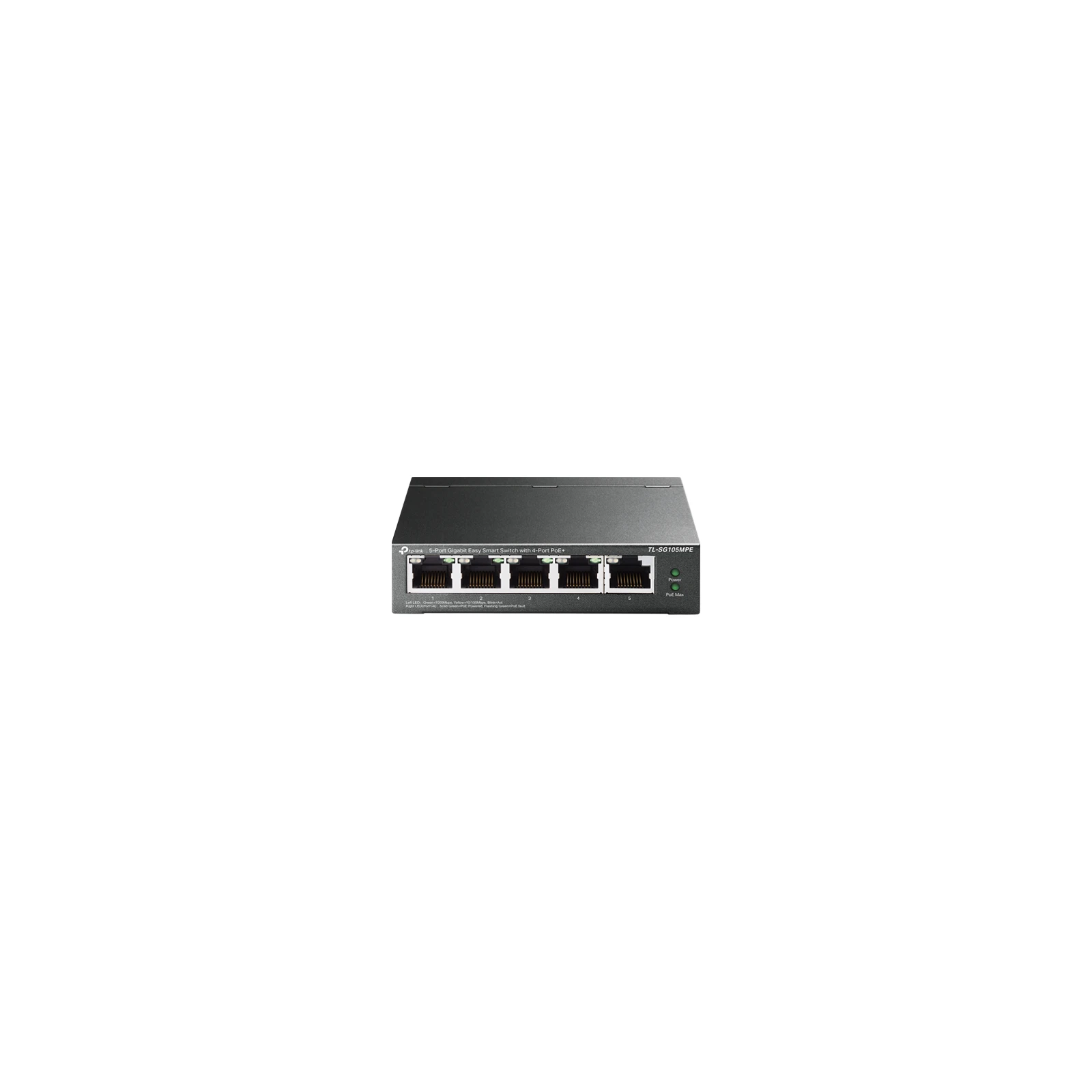 Switch Easy Smart, 4 x RJ45 1G PoE, 1 x RJ45 1G, Managed - TP-Link TL-SG105MPE