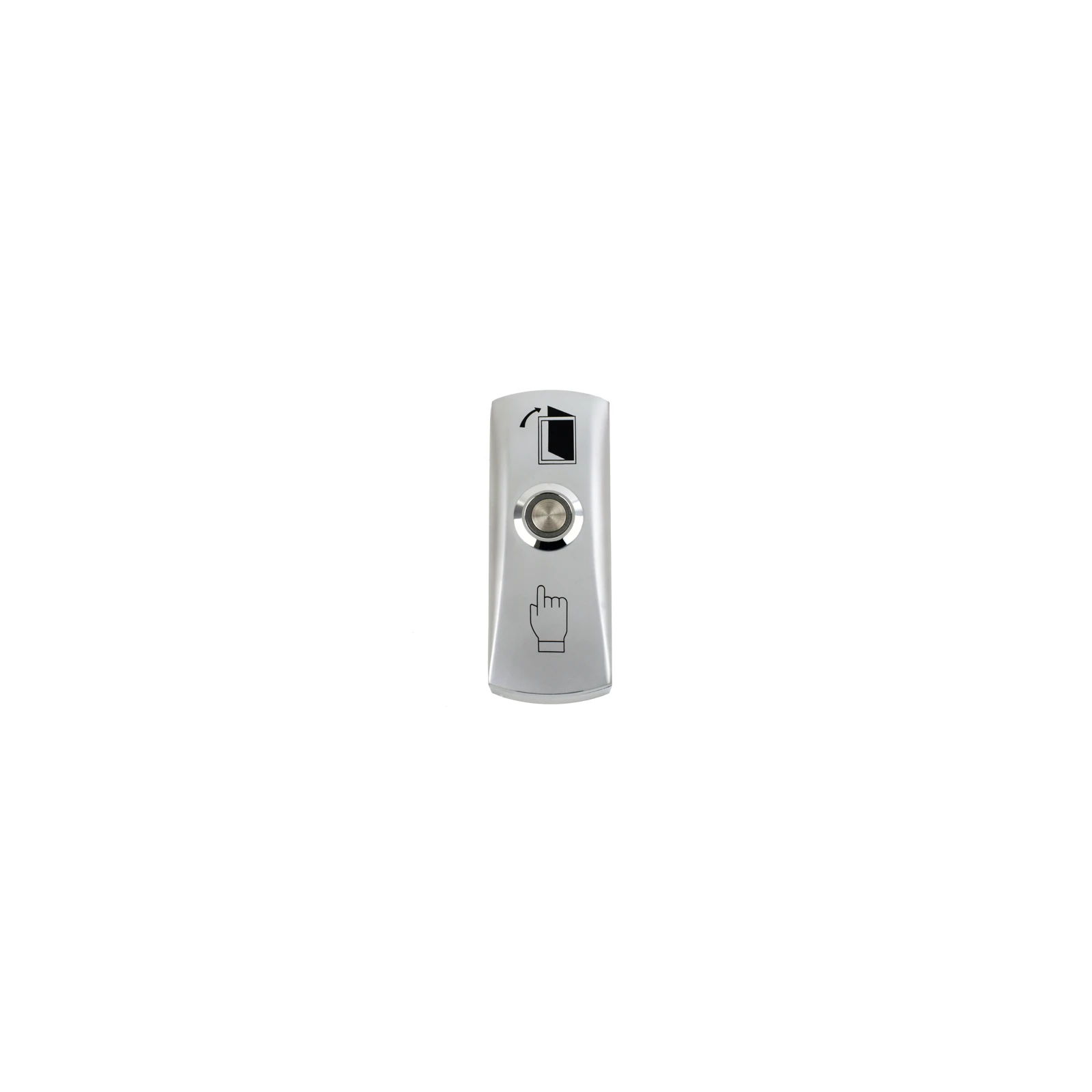 Buton iesire aplicabil din metal, cu LED CSB-805L