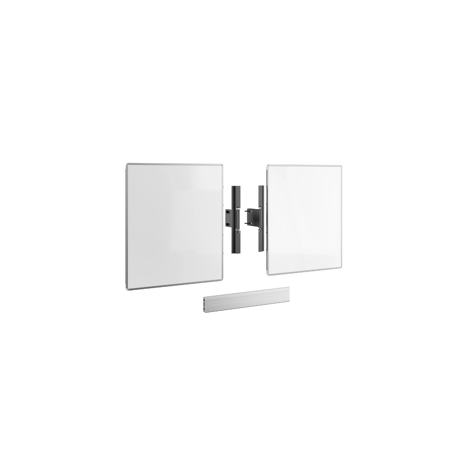 Whiteboarduri laterale pentru lifturi de podea mobile  Vogels A227, ptr displayurile de 75''