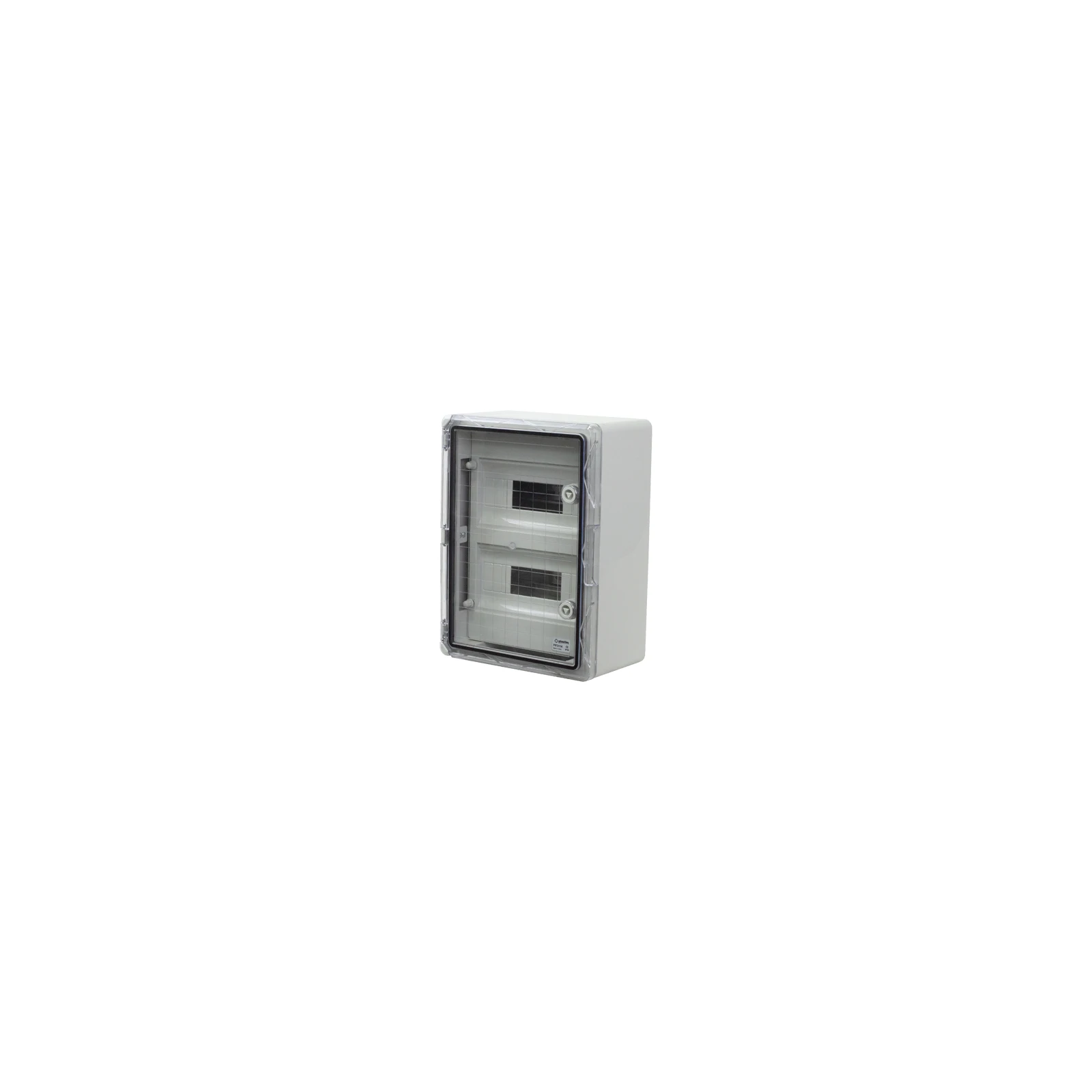 Cutie modulara IP65 din ABS gri, usa transparenta, 2 x 12 module, 300x400x170 mm PP3114