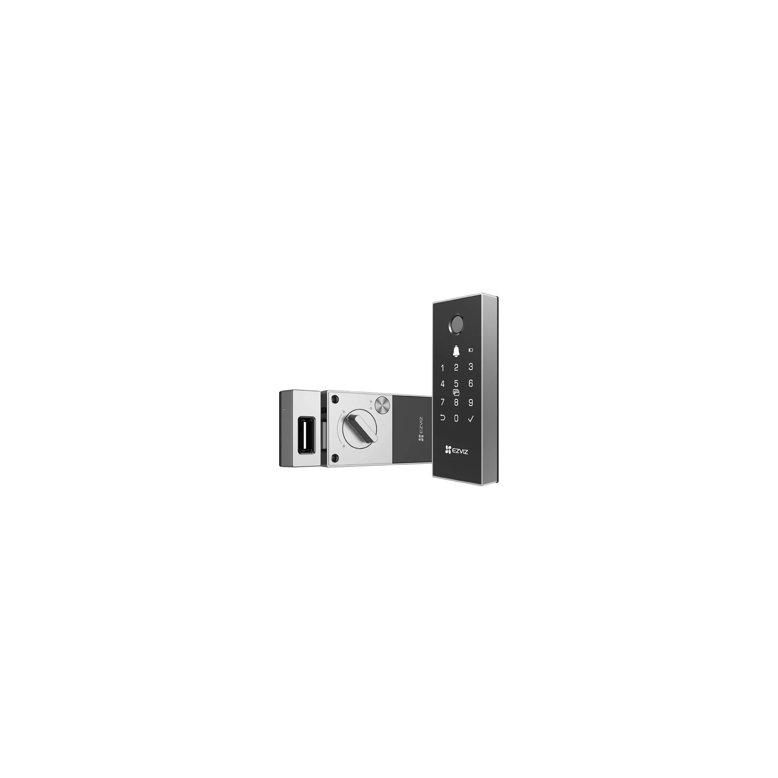 Yala inteligenta, Wi-Fi, multiple metode de deblocare, sonerie incorporata, alarma anti-furt - EZVIZ CS-DL03(WBCP)